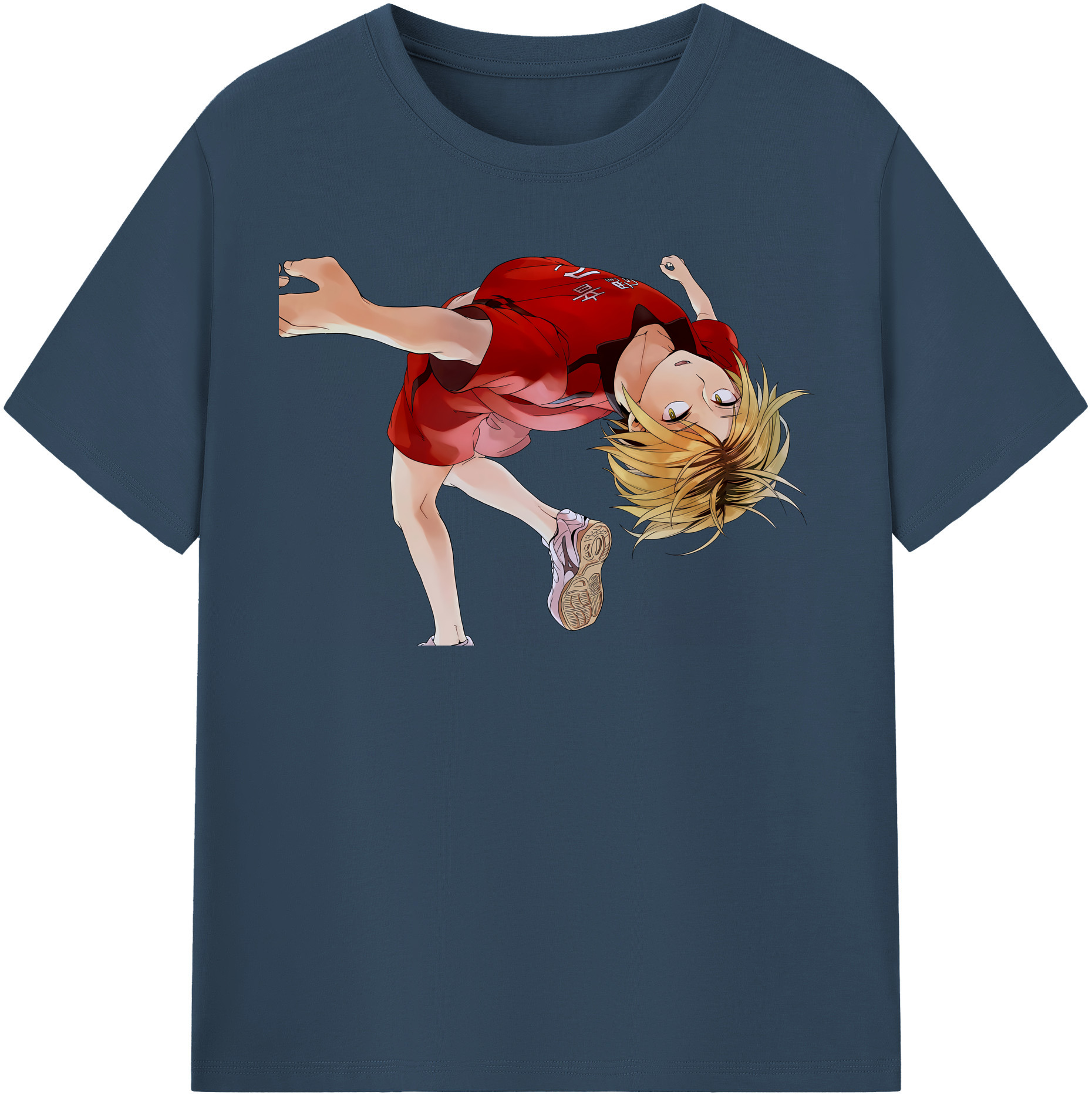 （画像用） ハイキュー!! Haikyu!! レディースカジュアルプリントTシャツ（綿100％）