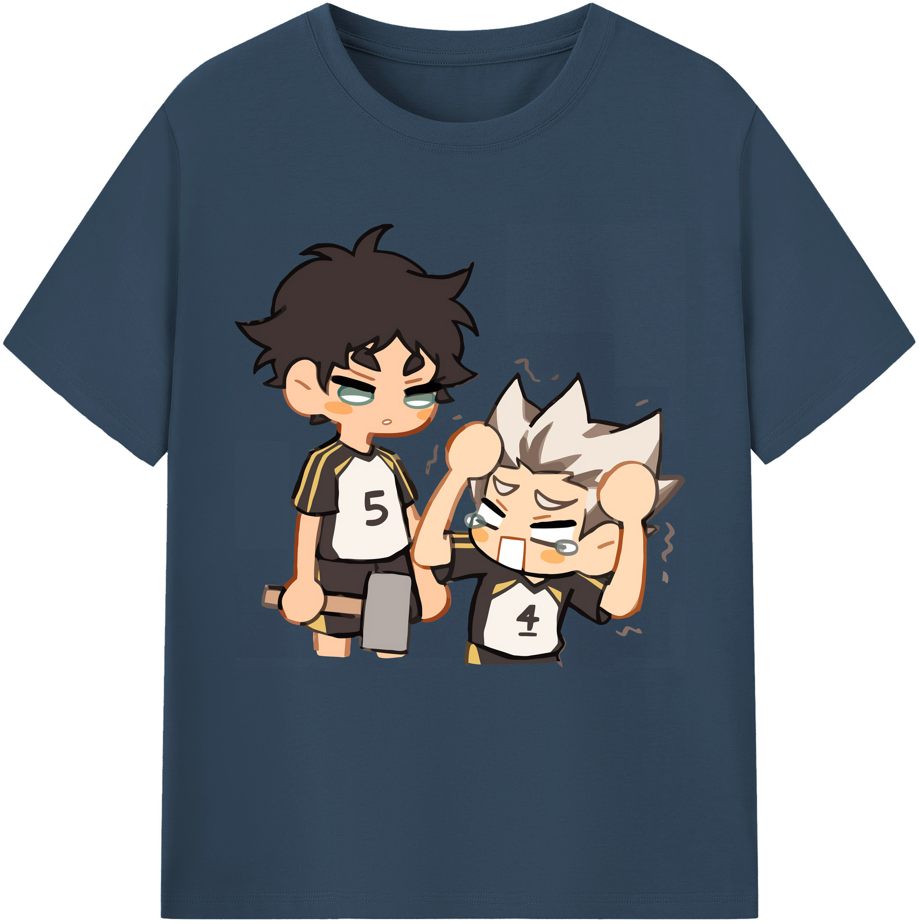 （画像用） ハイキュー!! Haikyu!! レディースカジュアルプリントTシャツ（綿100％）