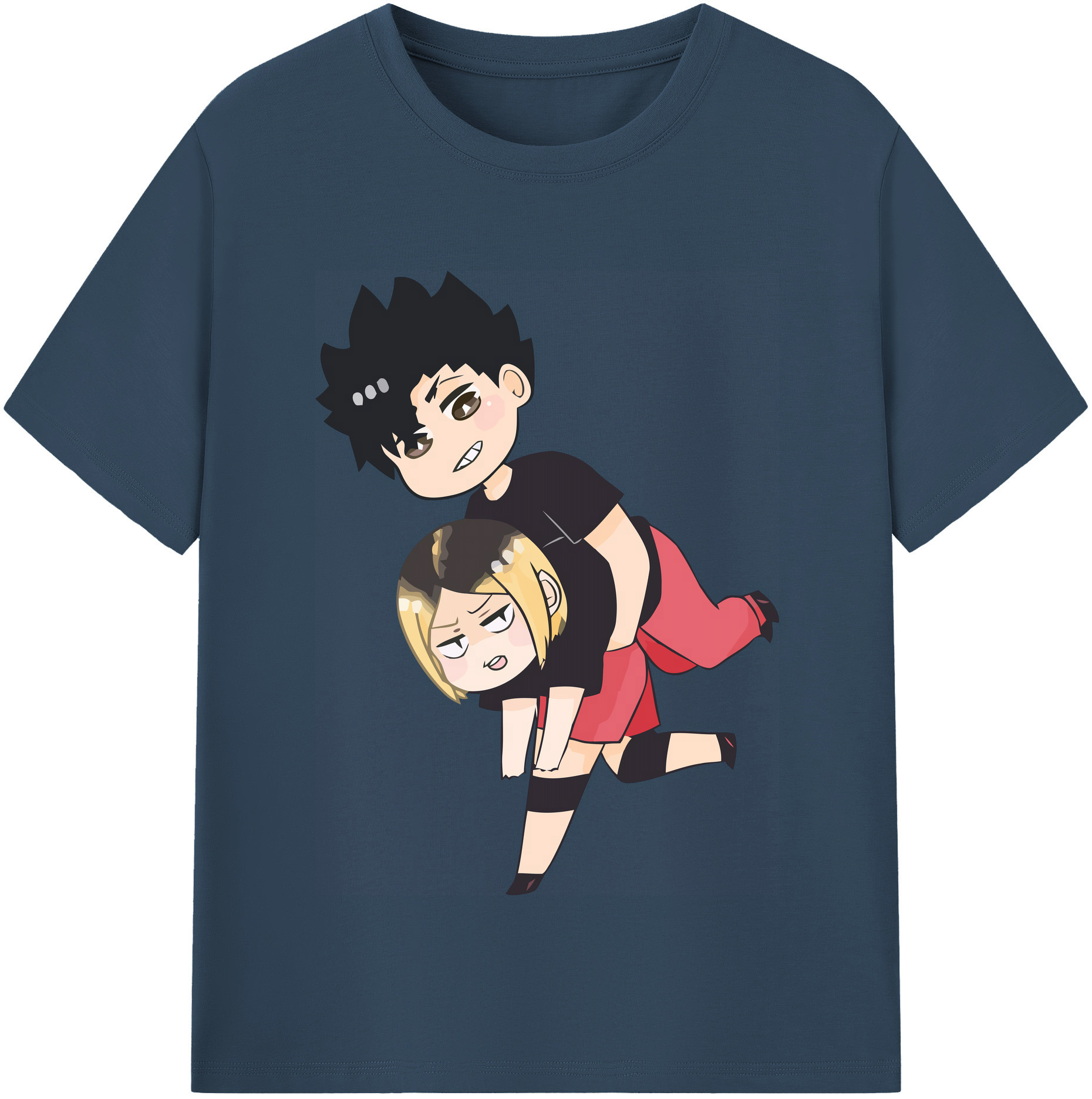 （画像用） ハイキュー!! Haikyu!! レディースカジュアルプリントTシャツ（綿100％）