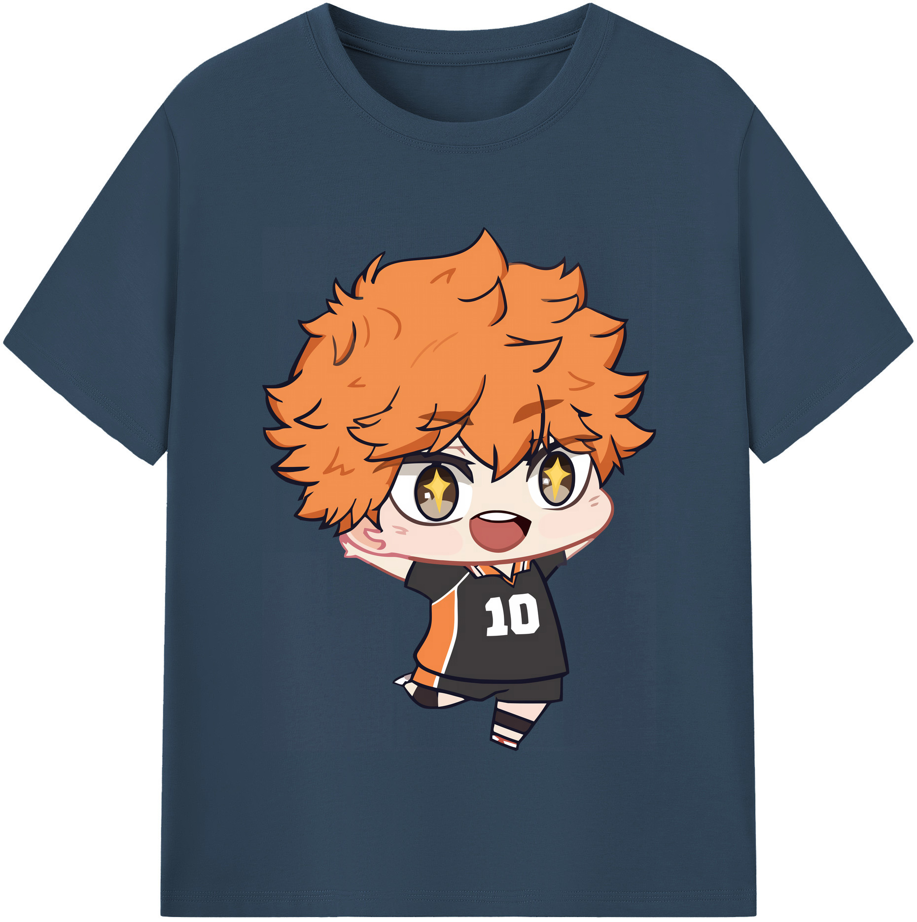（画像用） ハイキュー!! Haikyu!! レディースカジュアルプリントTシャツ（綿100％）