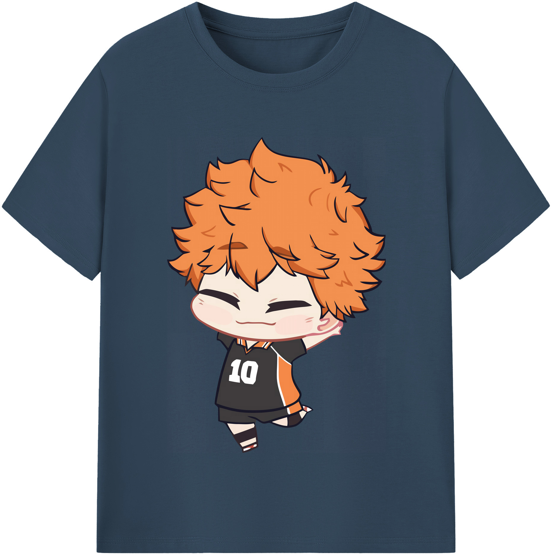 （画像用） ハイキュー!! Haikyu!! レディースカジュアルプリントTシャツ（綿100％）