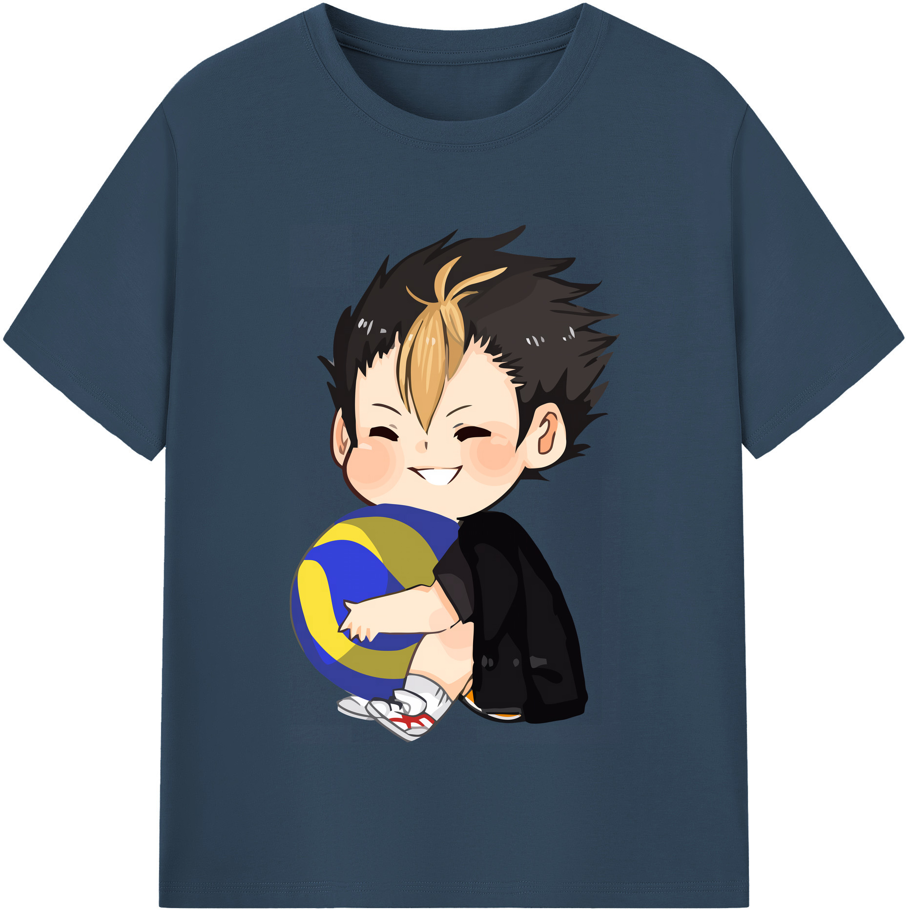 （画像用） ハイキュー!! Haikyu!! レディースカジュアルプリントTシャツ（綿100％）