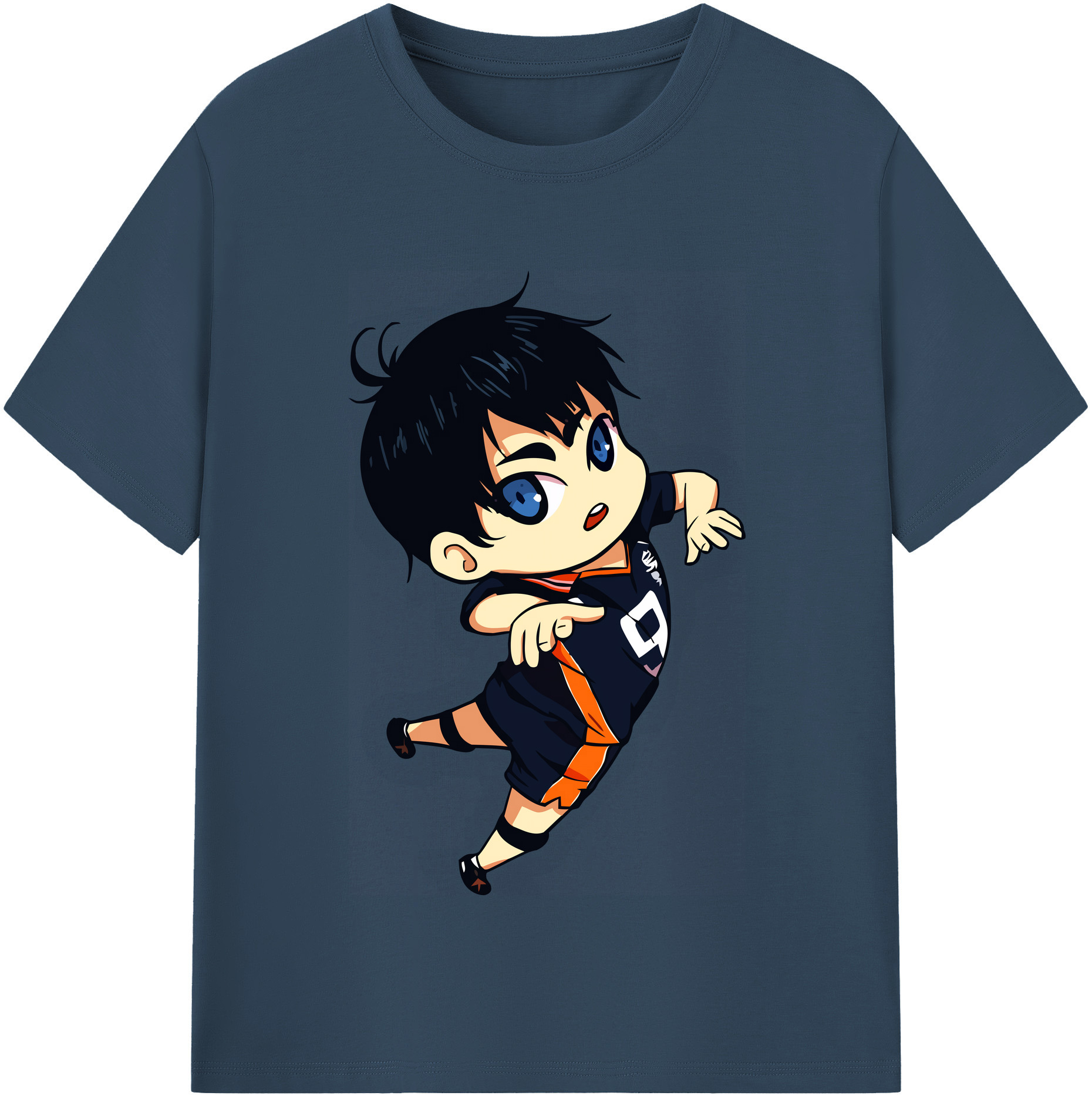 （画像用） ハイキュー!! Haikyu!! レディースカジュアルプリントTシャツ（綿100％）