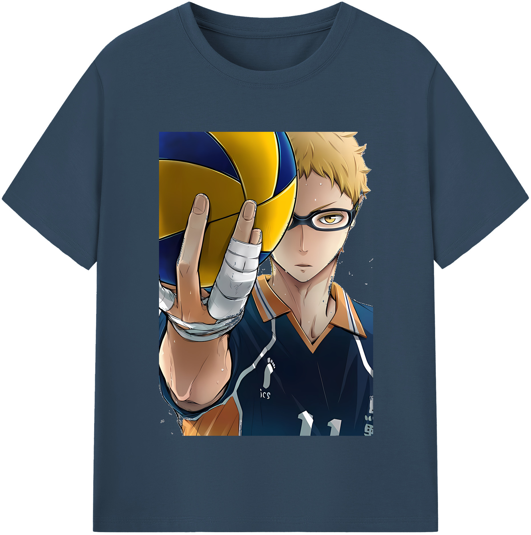 （画像用） ハイキュー!! Haikyu!! レディースカジュアルプリントTシャツ（綿100％）