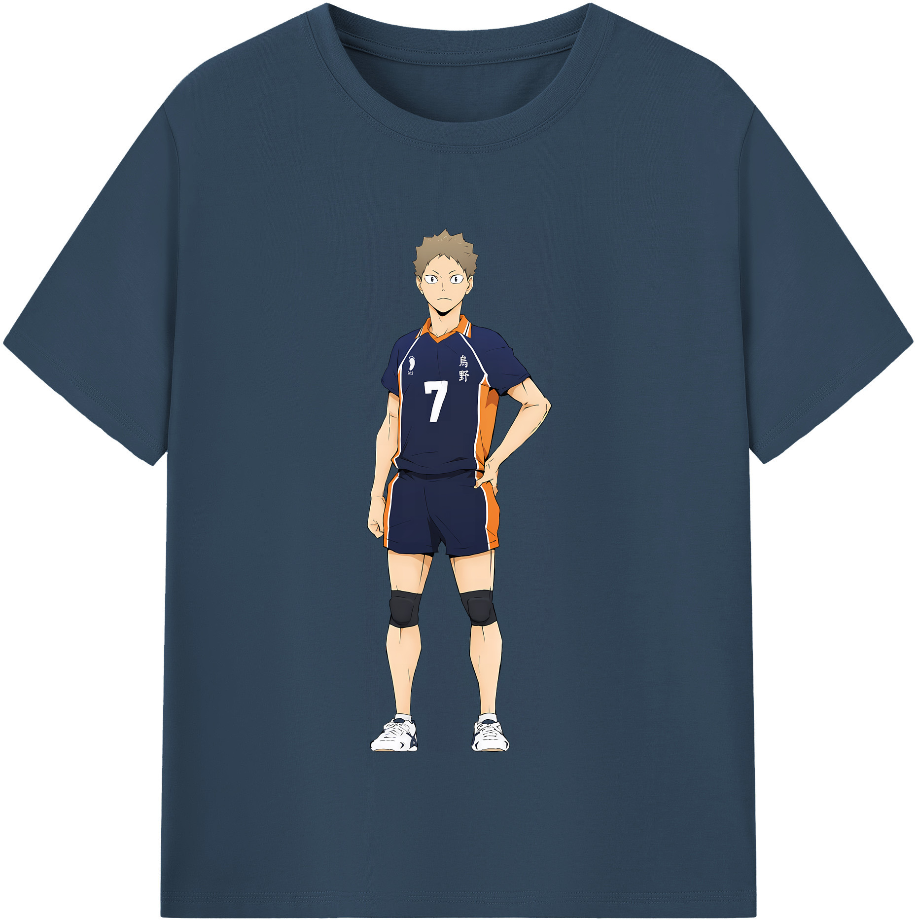 （画像用） ハイキュー!! Haikyu!! レディースカジュアルプリントTシャツ（綿100％）