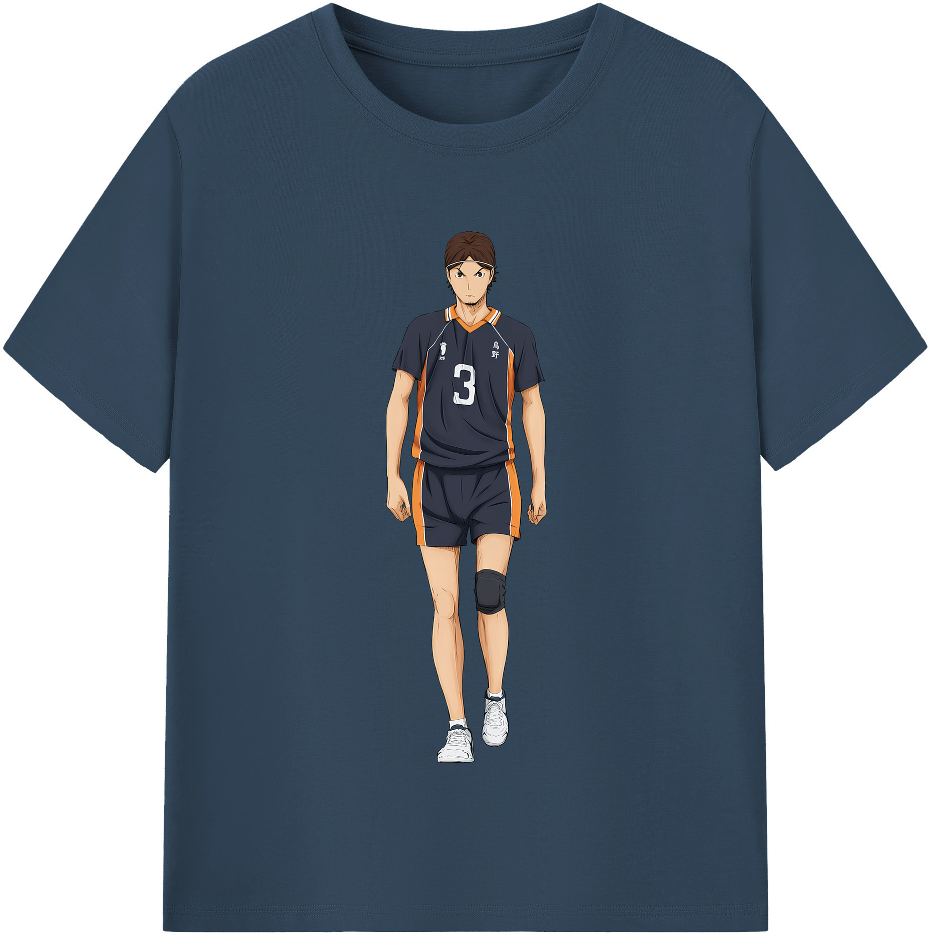 （画像用） ハイキュー!! Haikyu!! レディースカジュアルプリントTシャツ（綿100％）