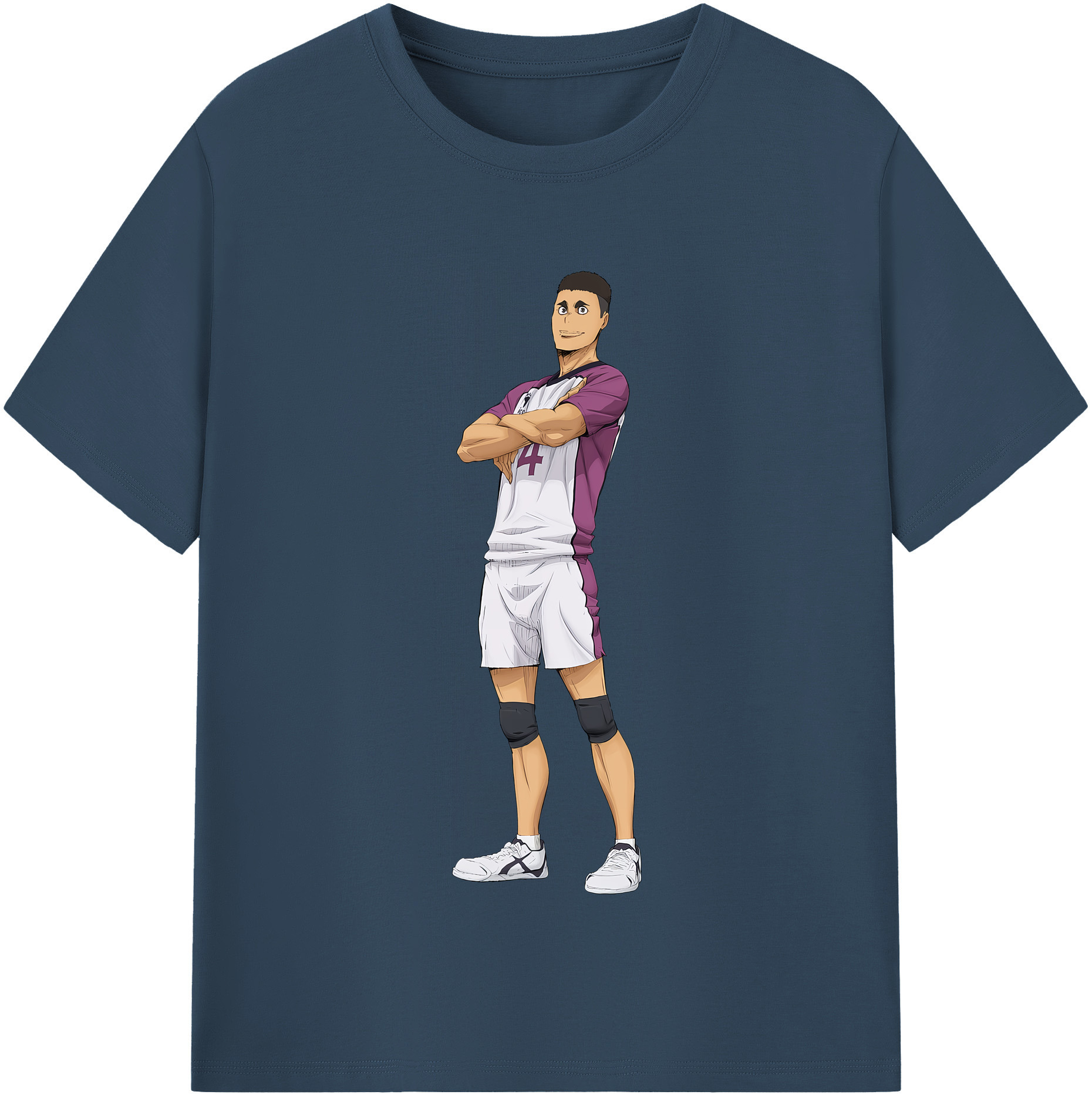 （画像用） ハイキュー!! Haikyu!! レディースカジュアルプリントTシャツ（綿100％）