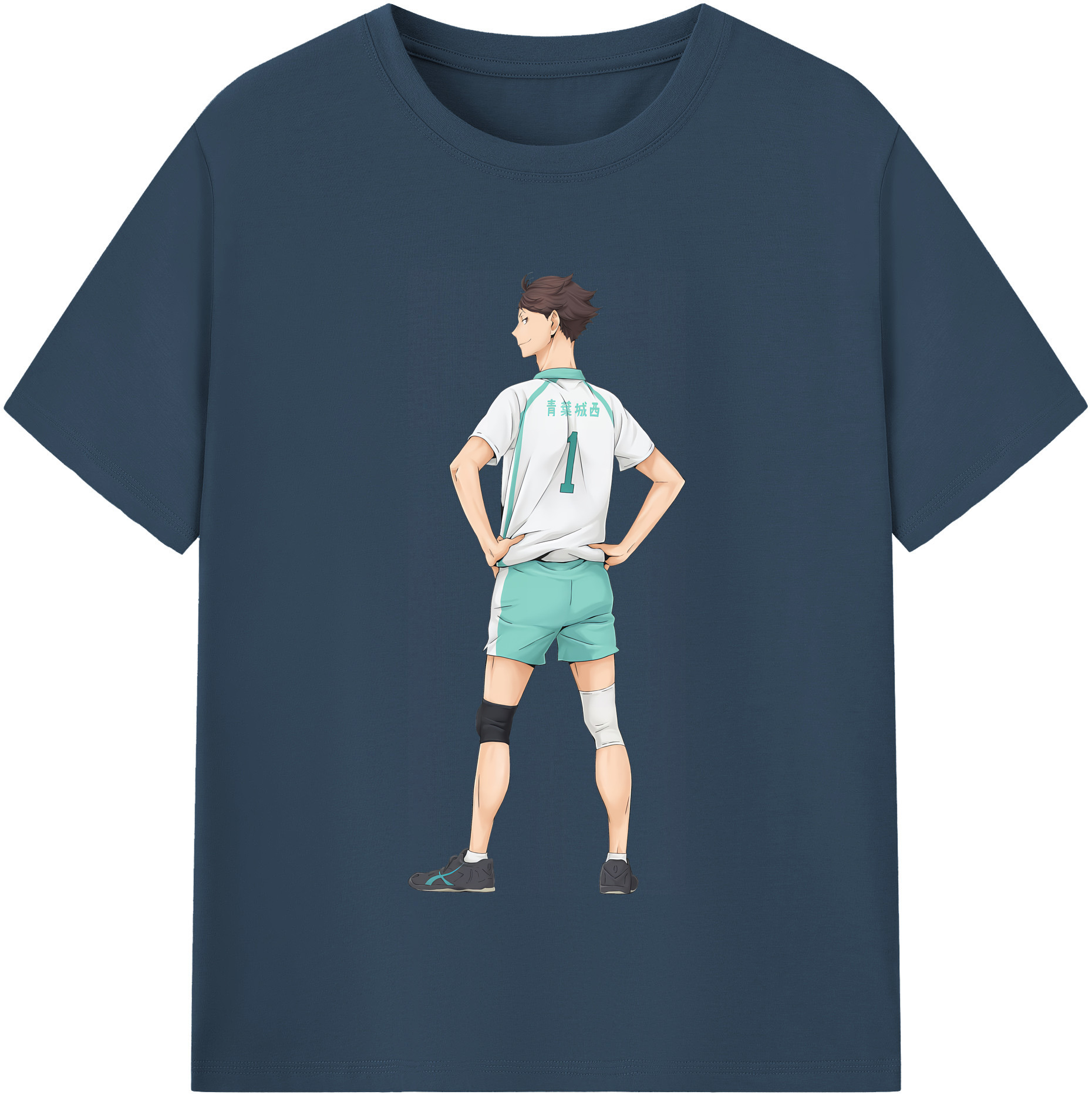 （画像用） ハイキュー!! Haikyu!! レディースカジュアルプリントTシャツ（綿100％）