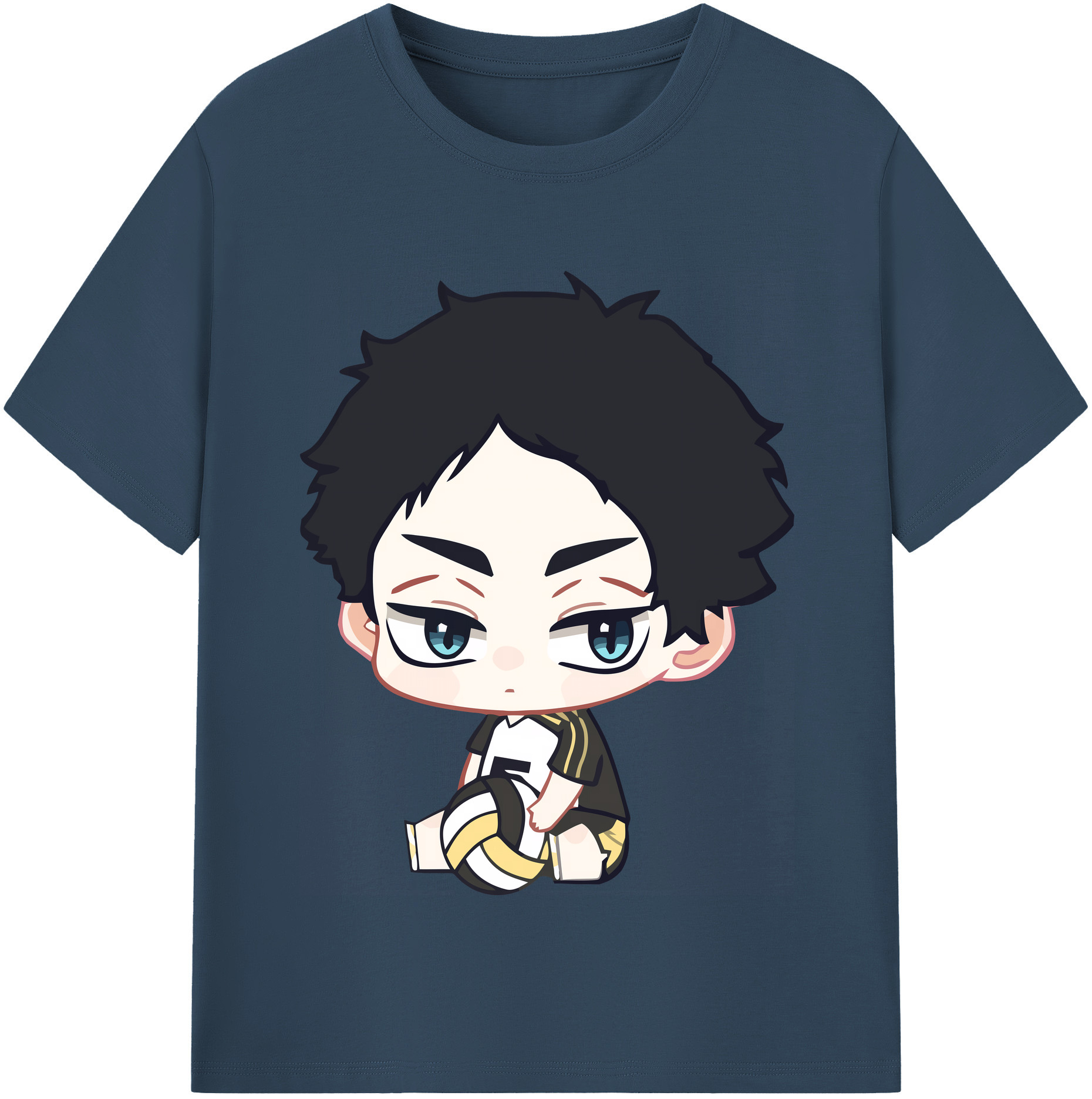 （画像用） ハイキュー!! Haikyu!! レディースカジュアルプリントTシャツ（綿100％）