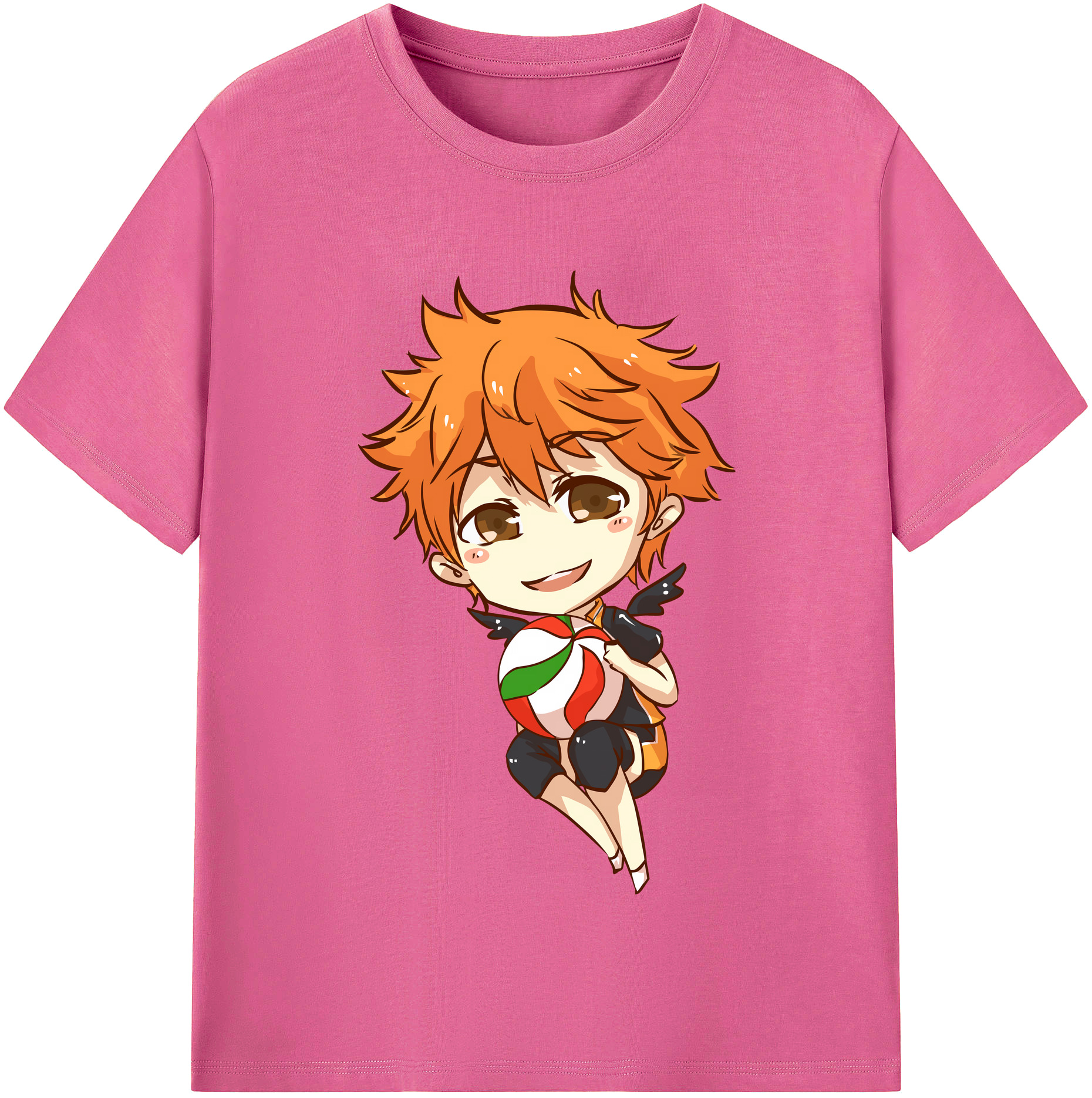 （画像用） ハイキュー!! Haikyu!! レディースカジュアルプリントTシャツ（綿100％）