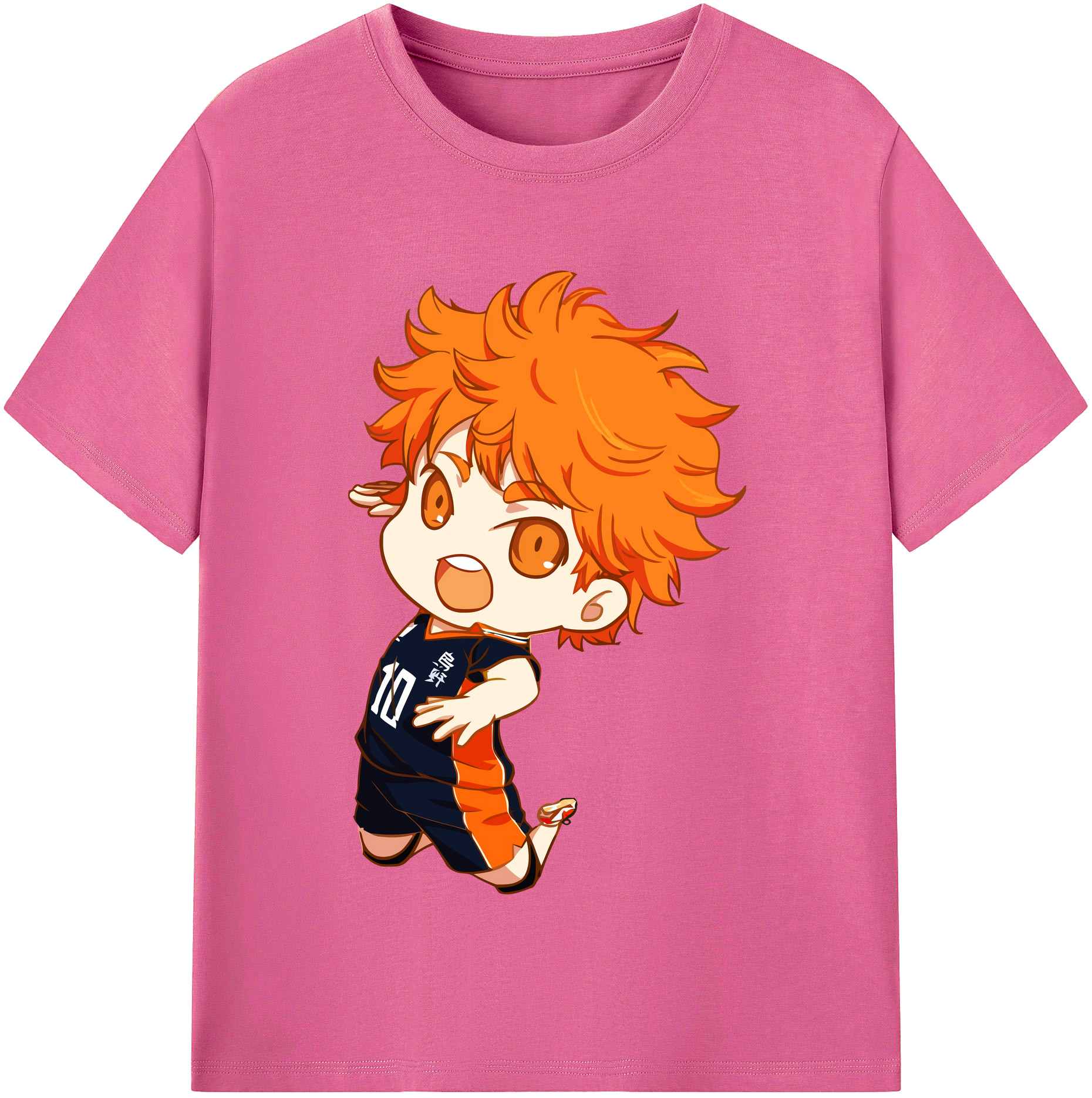 （画像用） ハイキュー!! Haikyu!! レディースカジュアルプリントTシャツ（綿100％）