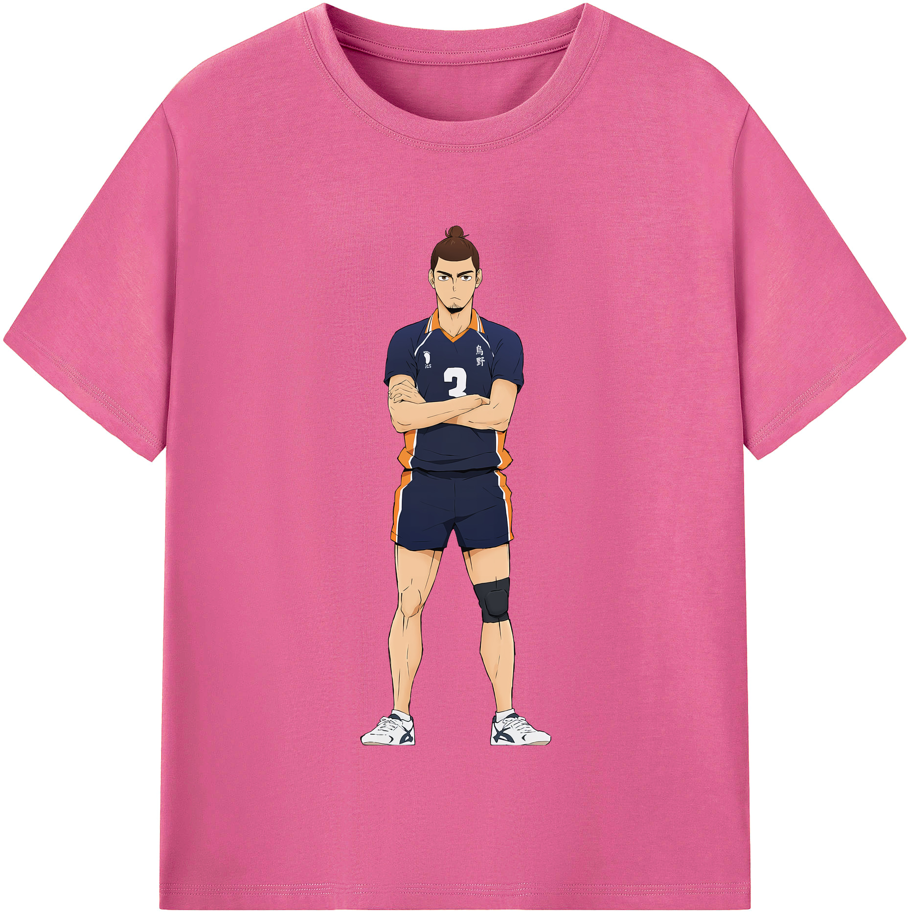 （画像用） ハイキュー!! Haikyu!! レディースカジュアルプリントTシャツ（綿100％）