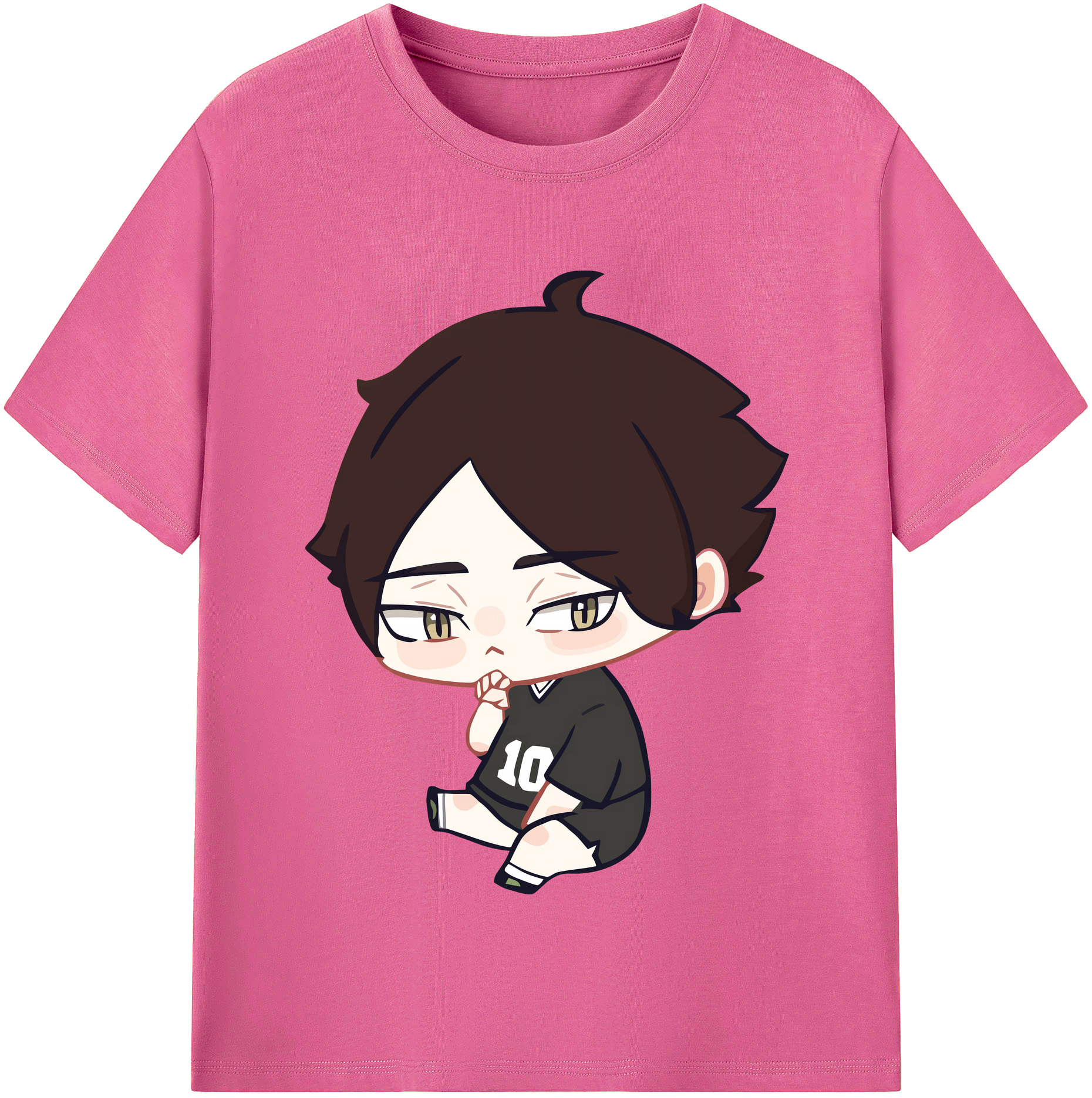 （画像用） ハイキュー!! Haikyu!! レディースカジュアルプリントTシャツ（綿100％）