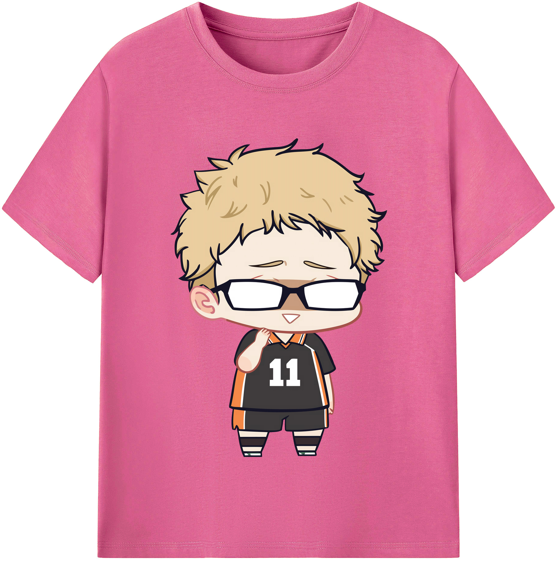 （画像用） ハイキュー!! Haikyu!! レディースカジュアルプリントTシャツ（綿100％）