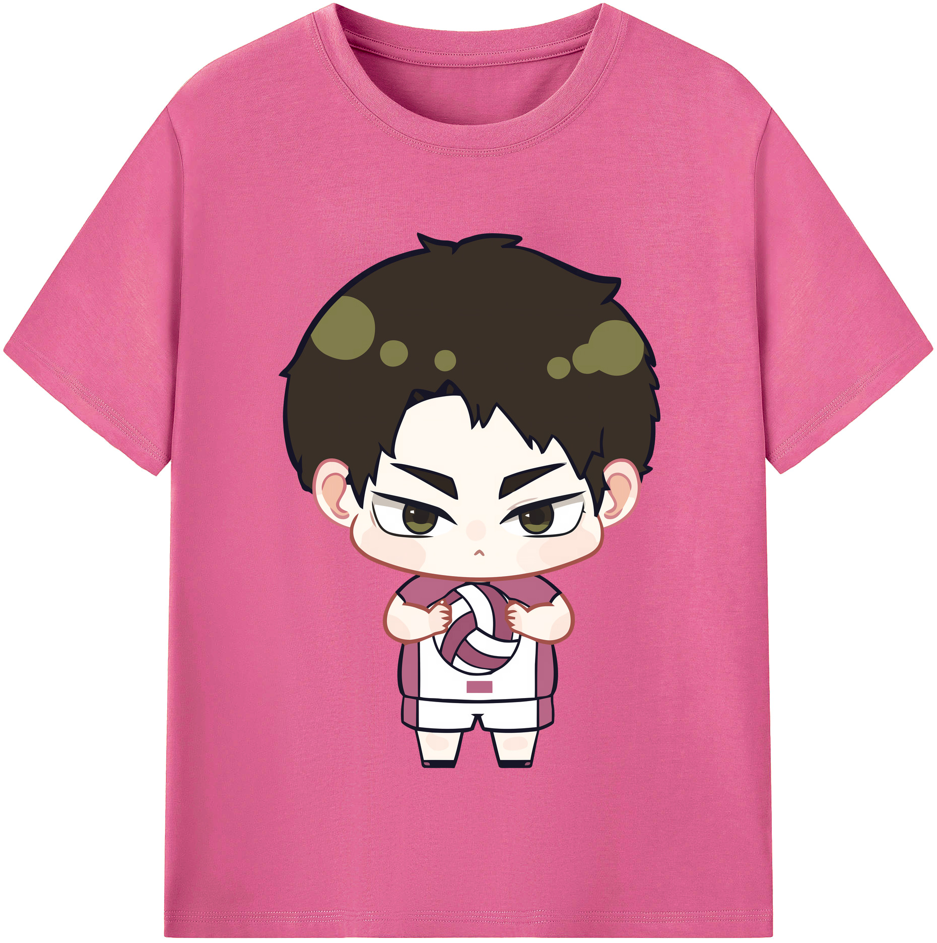 （画像用） ハイキュー!! Haikyu!! レディースカジュアルプリントTシャツ（綿100％）