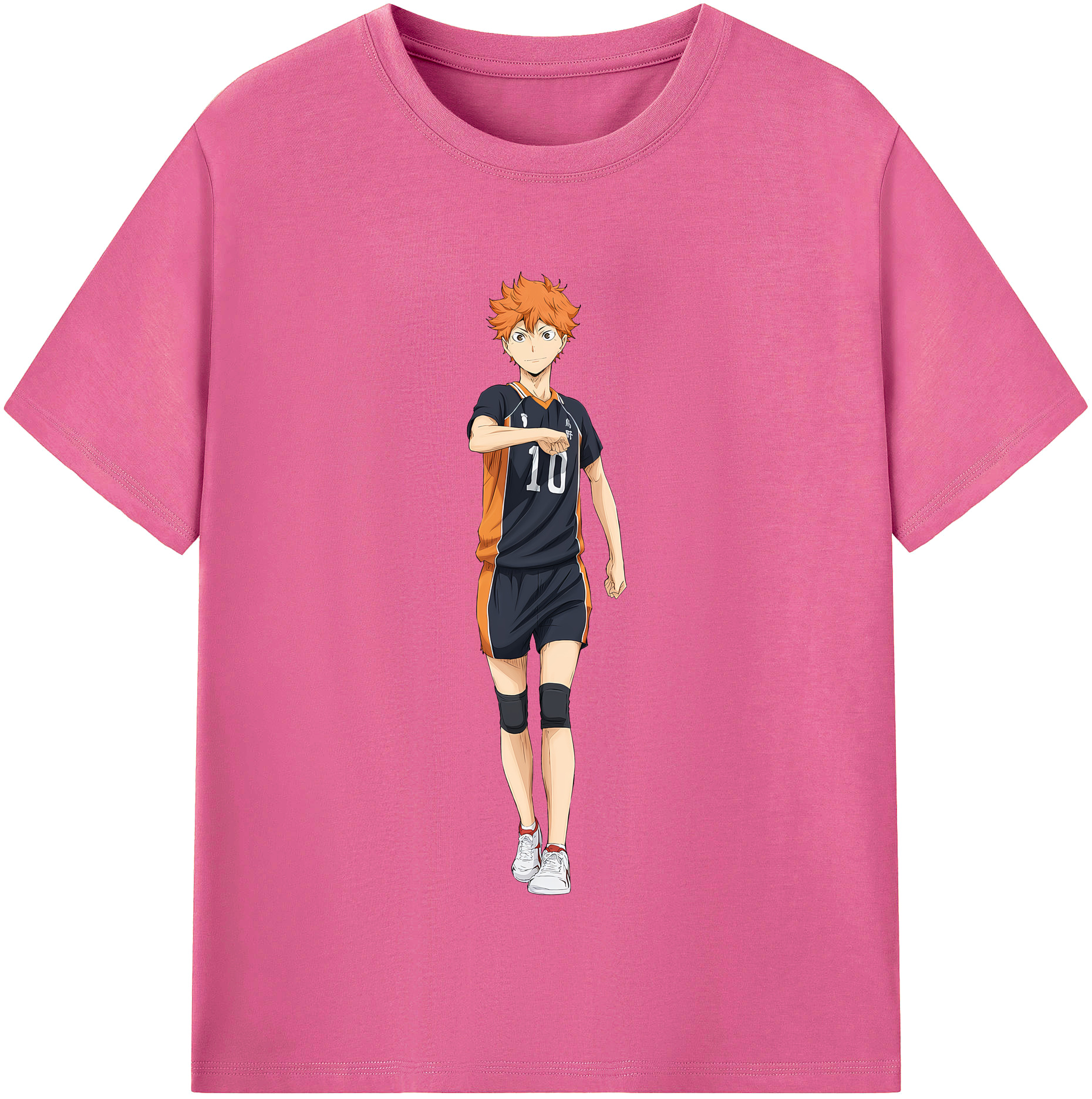 （画像用） ハイキュー!! Haikyu!! レディースカジュアルプリントTシャツ（綿100％）