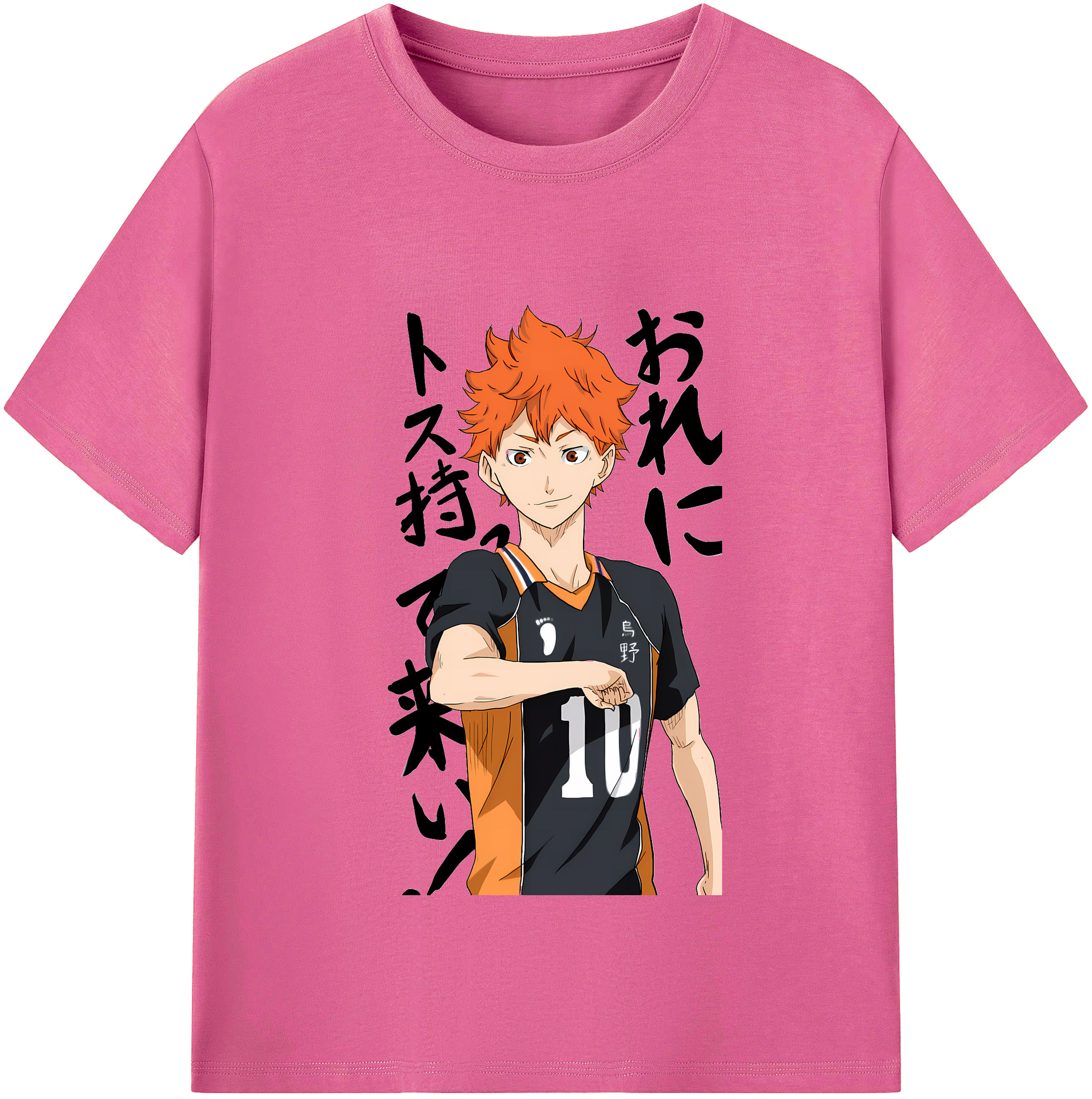 （画像用） ハイキュー!! Haikyu!! レディースカジュアルプリントTシャツ（綿100％）