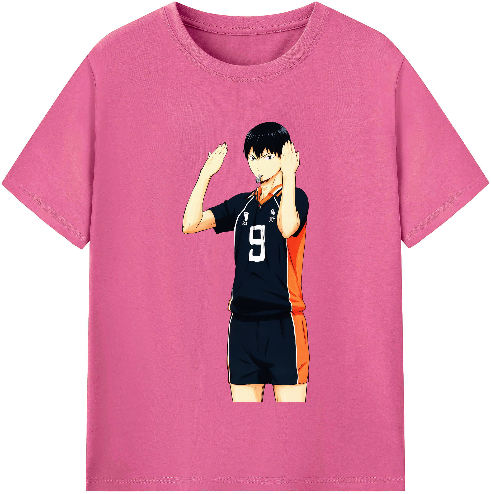 （画像用） ハイキュー!! Haikyu!! レディースカジュアルプリントTシャツ（綿100％）