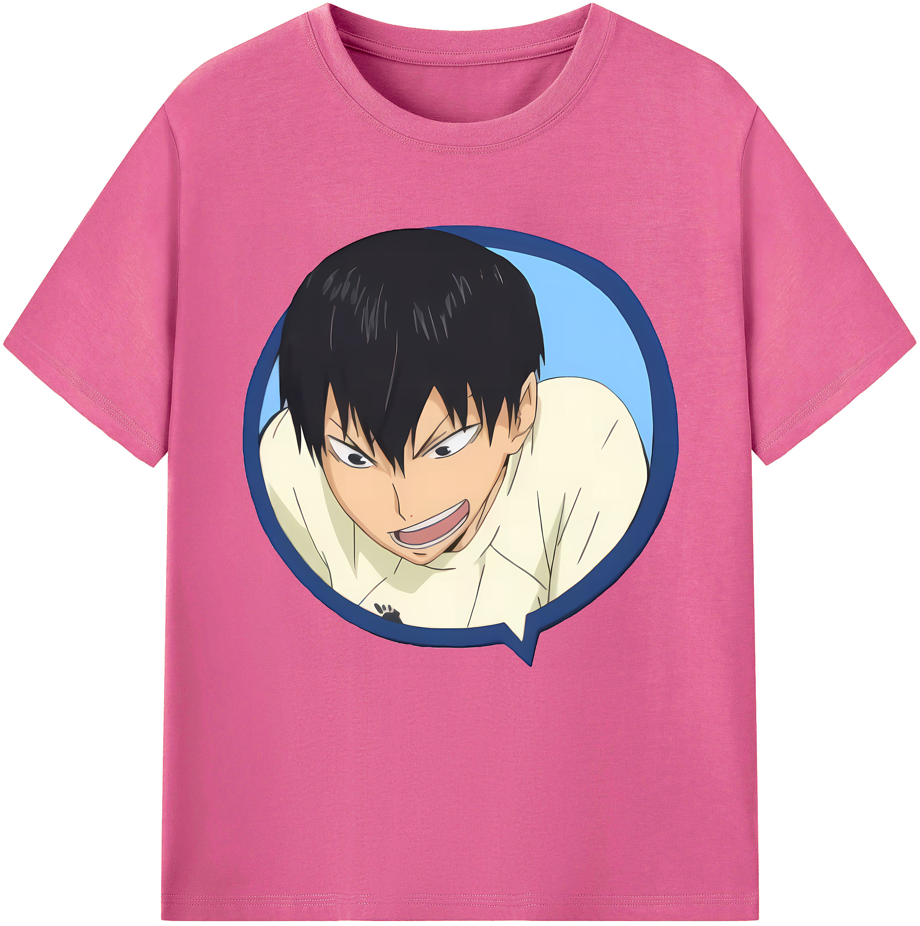 （画像用） ハイキュー!! Haikyu!! レディースカジュアルプリントTシャツ（綿100％）
