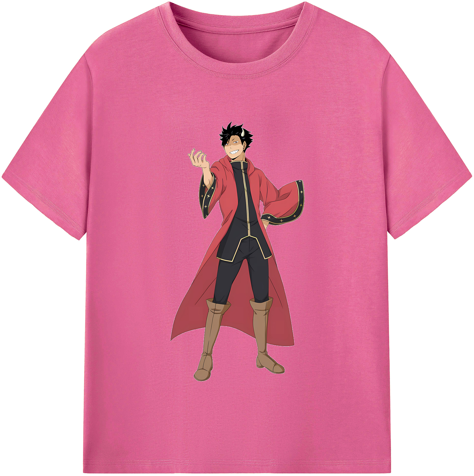 （画像用） ハイキュー!! Haikyu!! レディースカジュアルプリントTシャツ（綿100％）