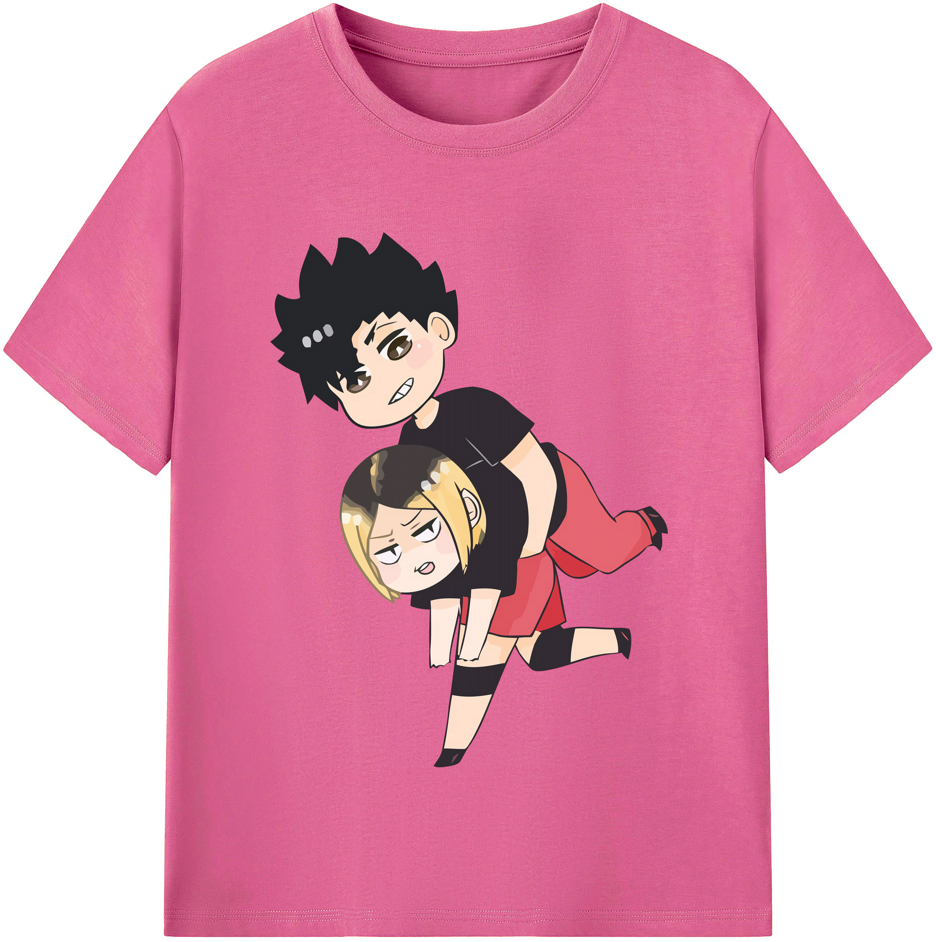 （画像用） ハイキュー!! Haikyu!! レディースカジュアルプリントTシャツ（綿100％）