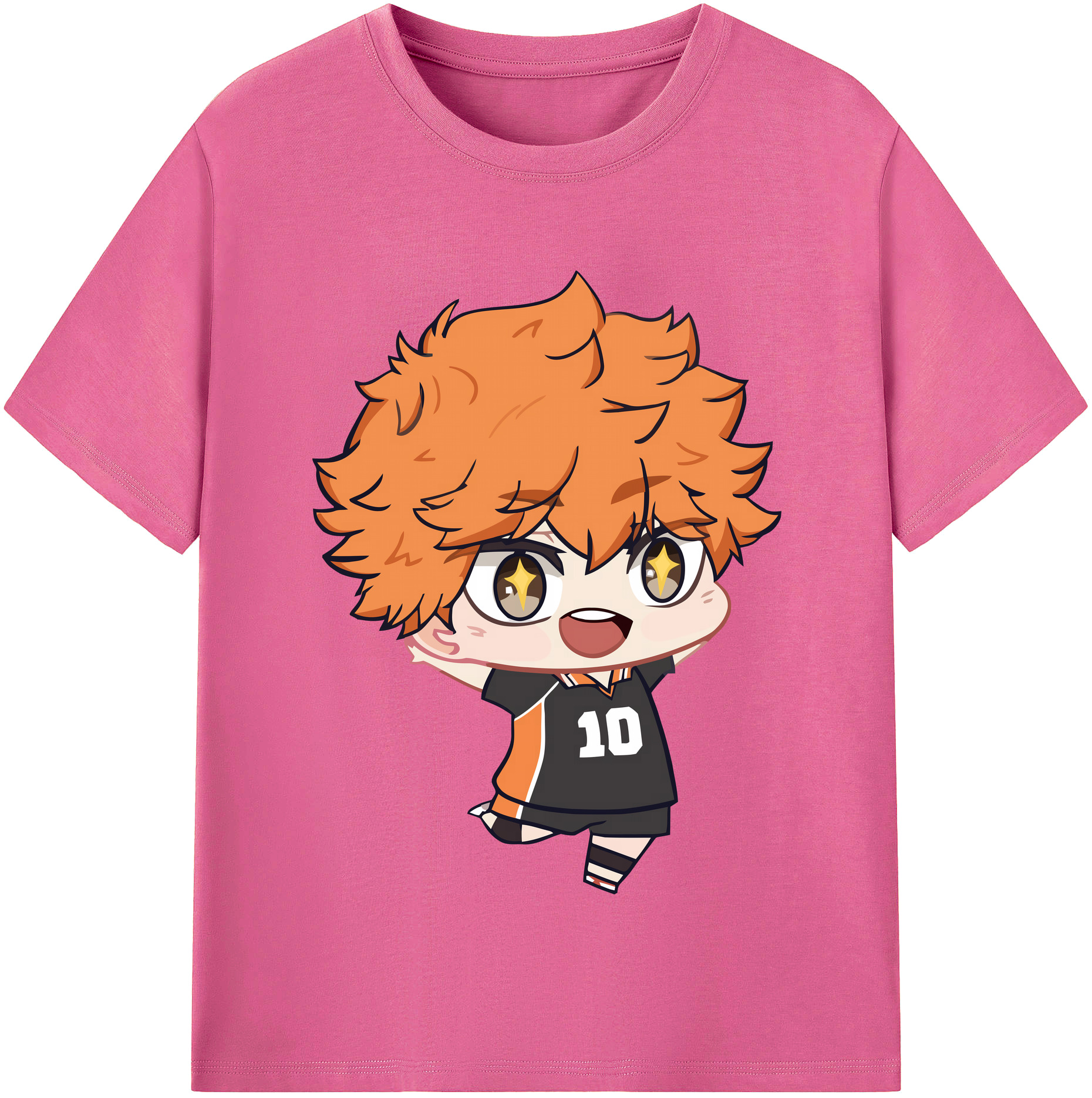 （画像用） ハイキュー!! Haikyu!! レディースカジュアルプリントTシャツ（綿100％）