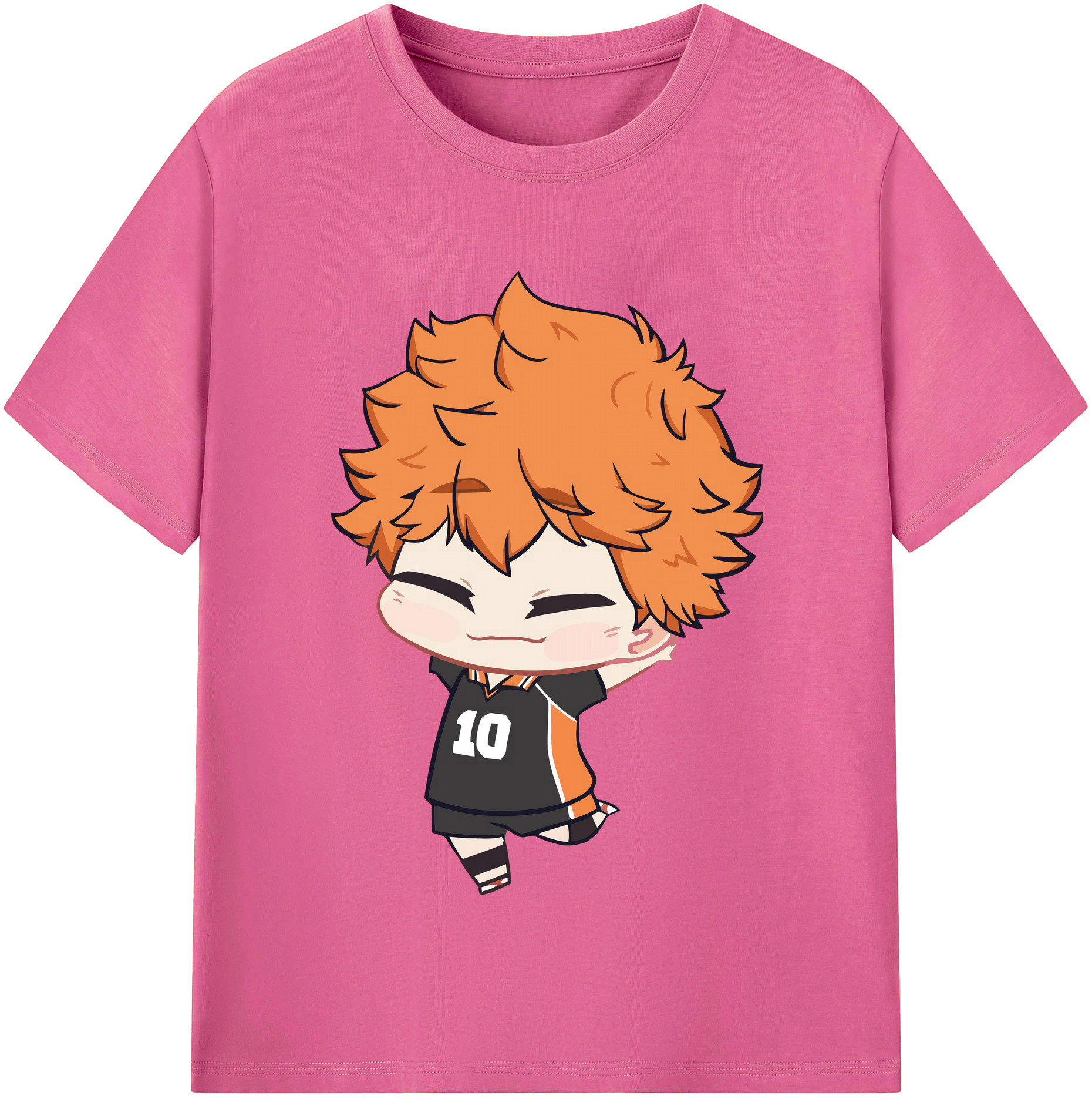 （画像用） ハイキュー!! Haikyu!! レディースカジュアルプリントTシャツ（綿100％）