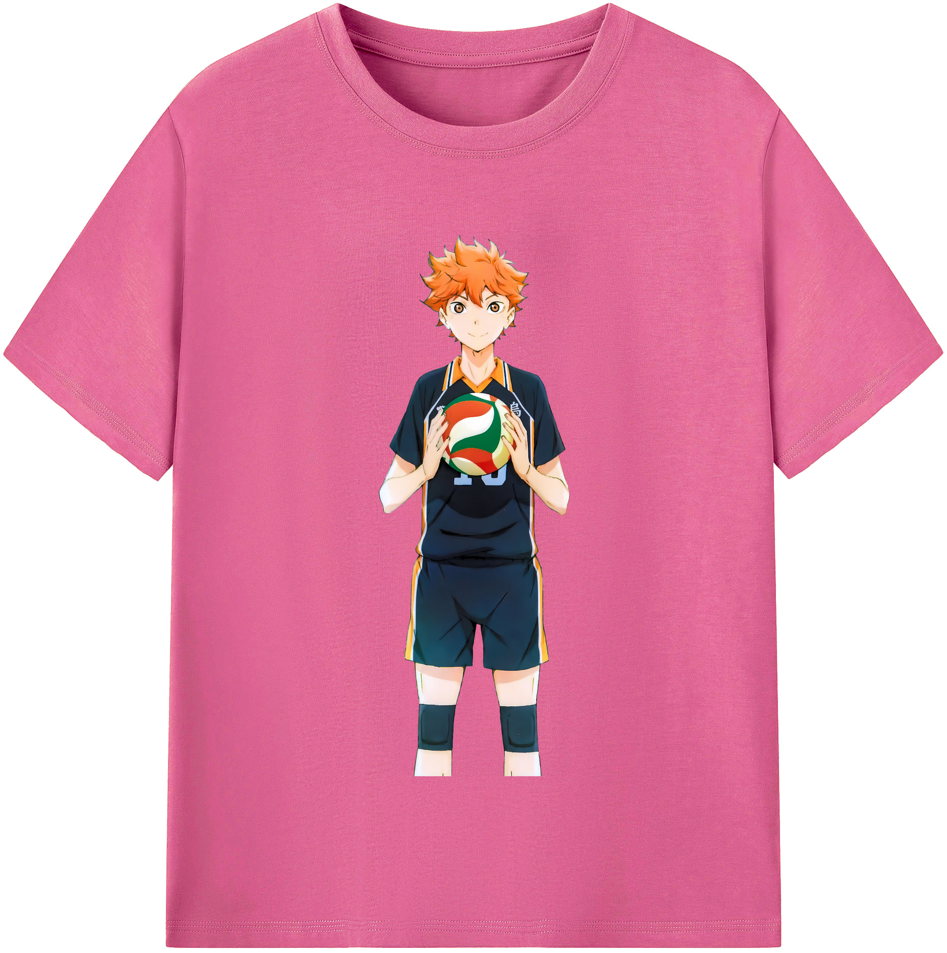 （画像用） ハイキュー!! Haikyu!! レディースカジュアルプリントTシャツ（綿100％）