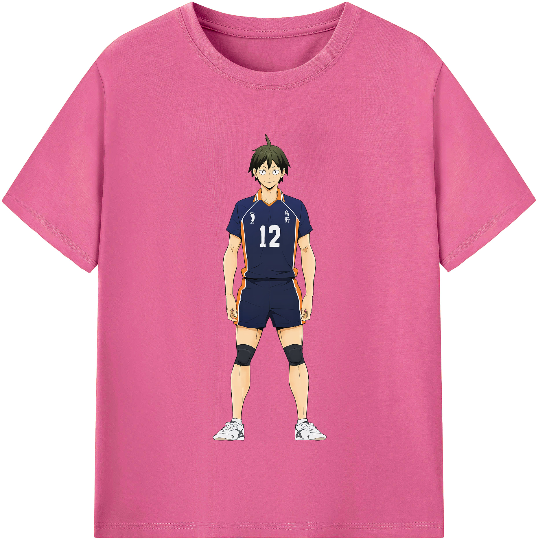 （画像用） ハイキュー!! Haikyu!! レディースカジュアルプリントTシャツ（綿100％）