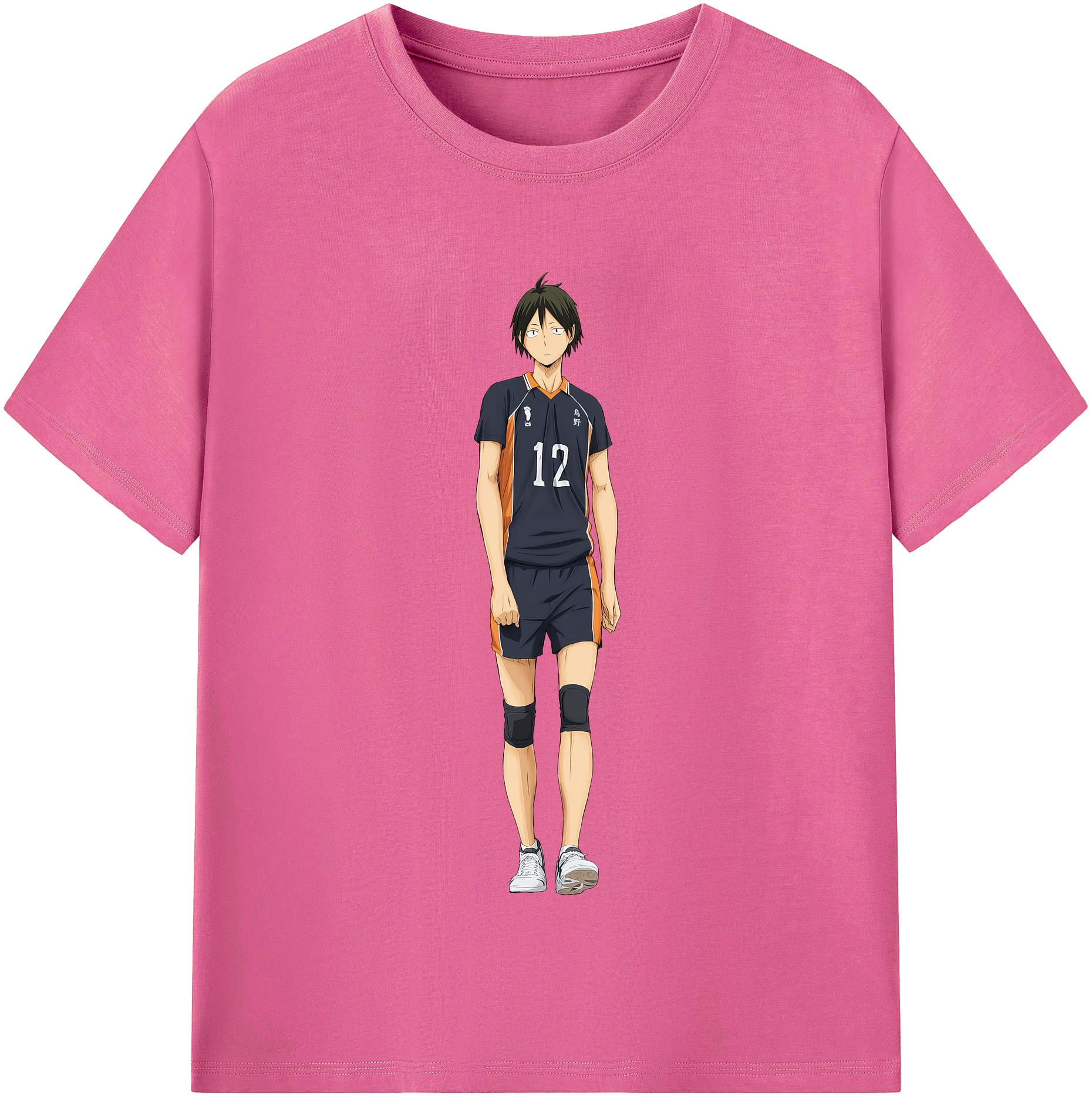 （画像用） ハイキュー!! Haikyu!! レディースカジュアルプリントTシャツ（綿100％）