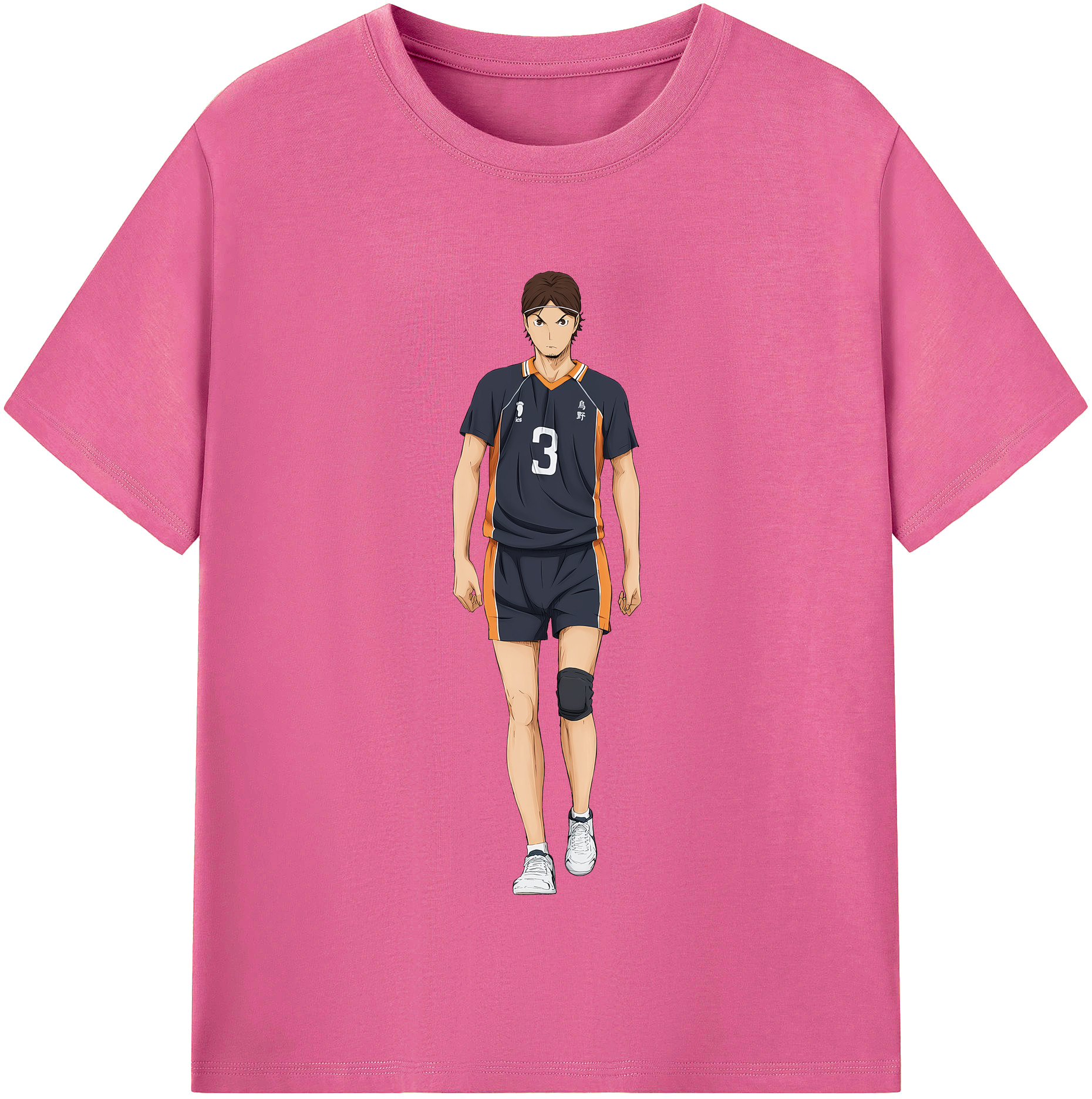 （画像用） ハイキュー!! Haikyu!! レディースカジュアルプリントTシャツ（綿100％）