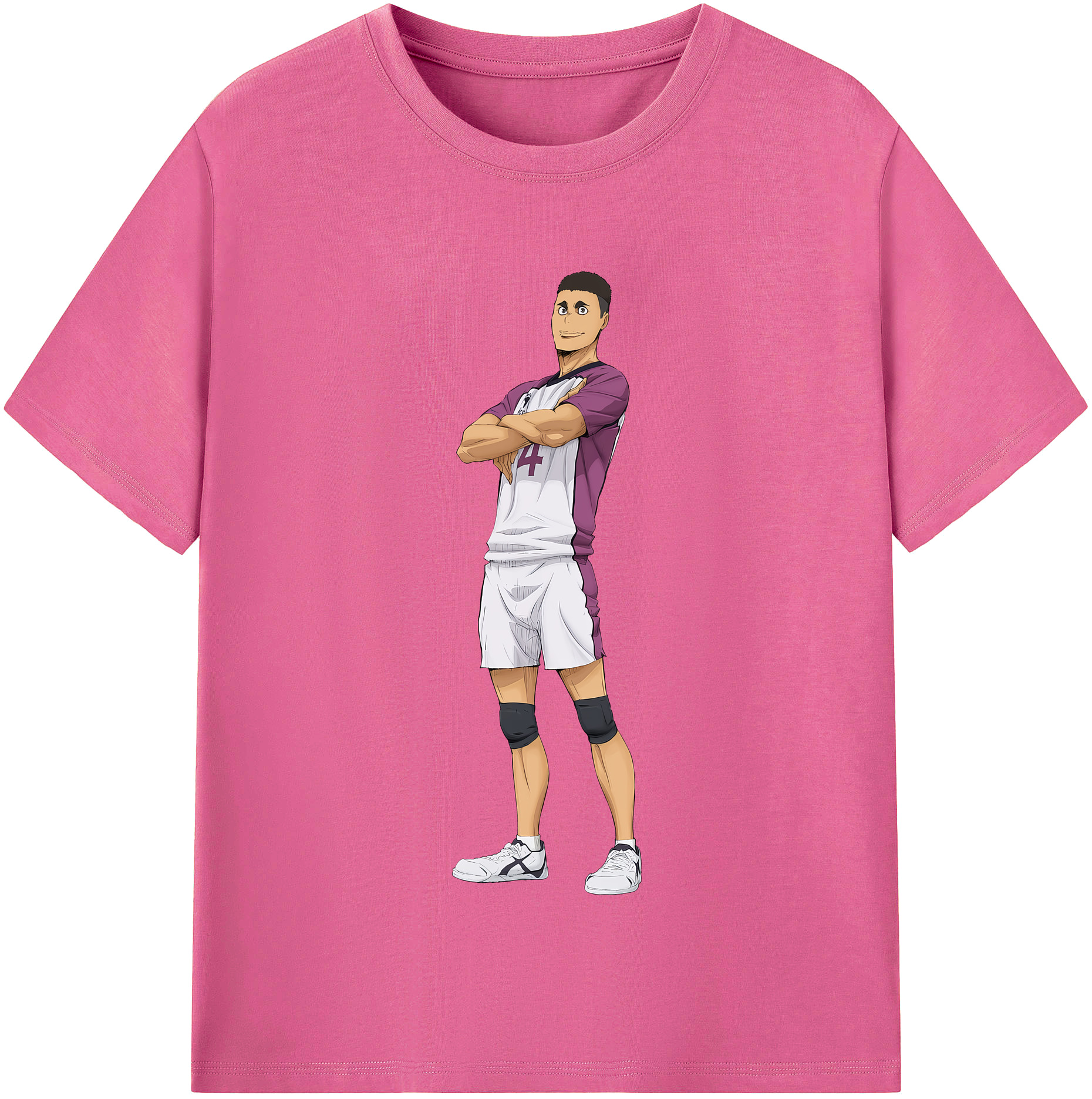 （画像用） ハイキュー!! Haikyu!! レディースカジュアルプリントTシャツ（綿100％）