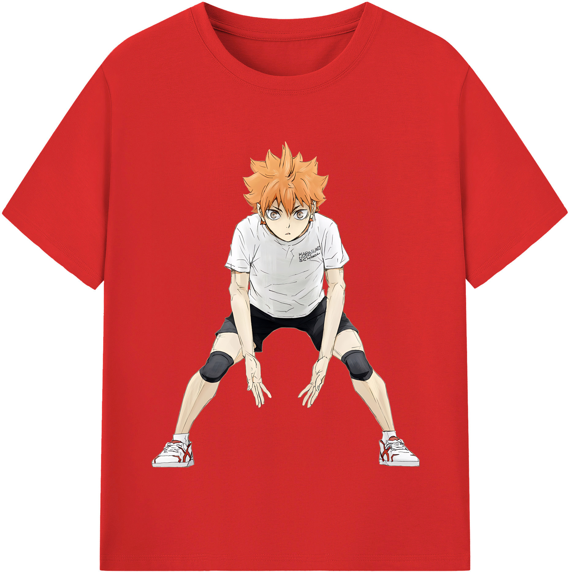（画像用） ハイキュー!! Haikyu!! レディースカジュアルプリントTシャツ（綿100％）