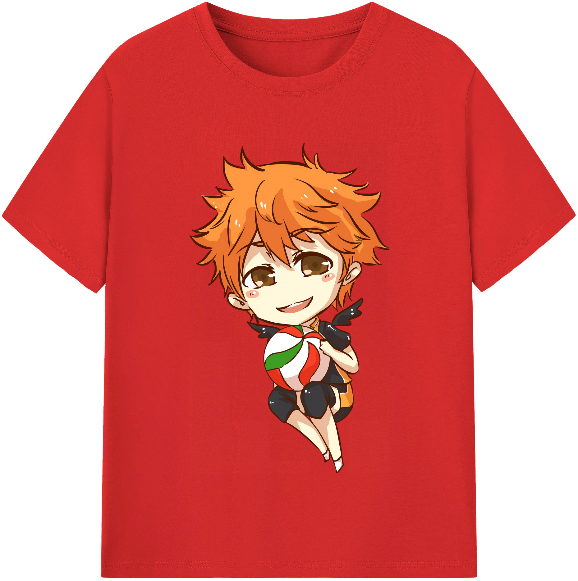 （画像用） ハイキュー!! Haikyu!! レディースカジュアルプリントTシャツ（綿100％）
