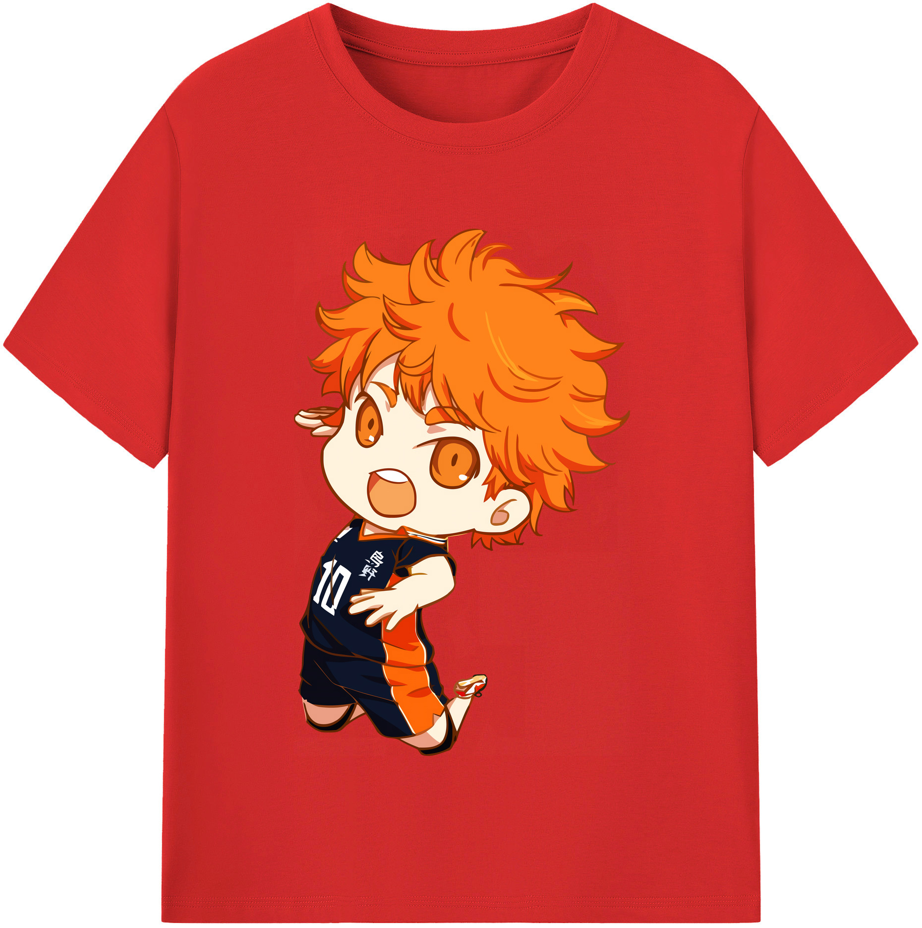 （画像用） ハイキュー!! Haikyu!! レディースカジュアルプリントTシャツ（綿100％）