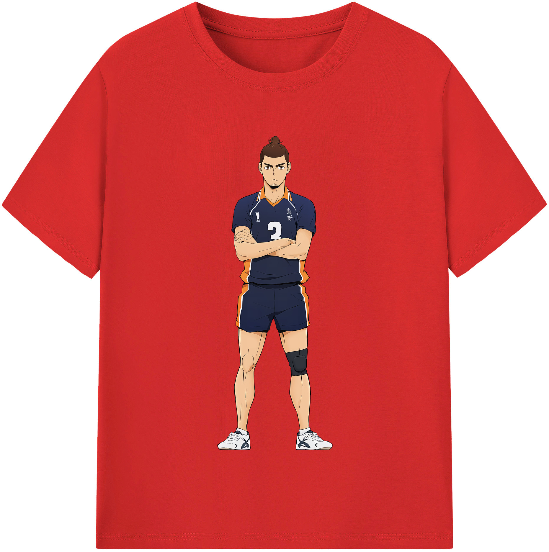 （画像用） ハイキュー!! Haikyu!! レディースカジュアルプリントTシャツ（綿100％）