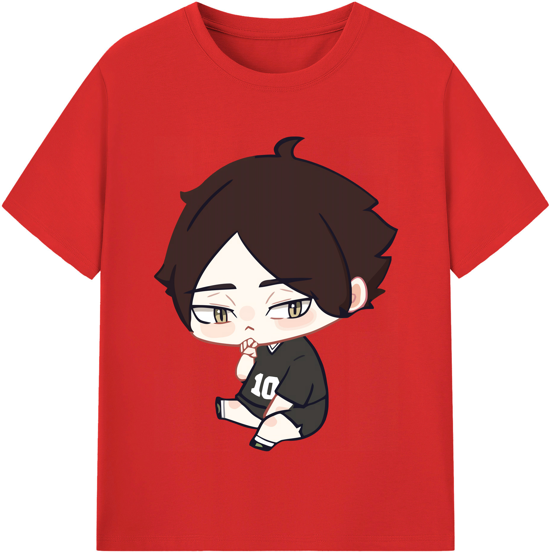 （画像用） ハイキュー!! Haikyu!! レディースカジュアルプリントTシャツ（綿100％）