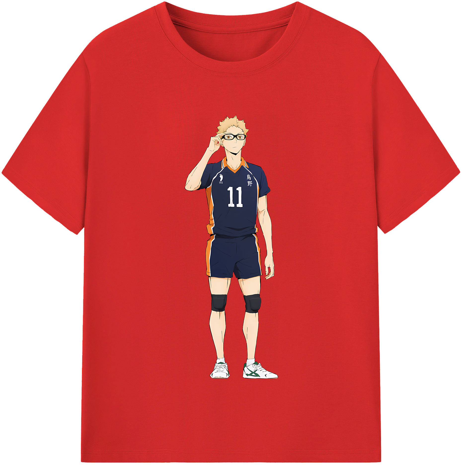 （画像用） ハイキュー!! Haikyu!! レディースカジュアルプリントTシャツ（綿100％）