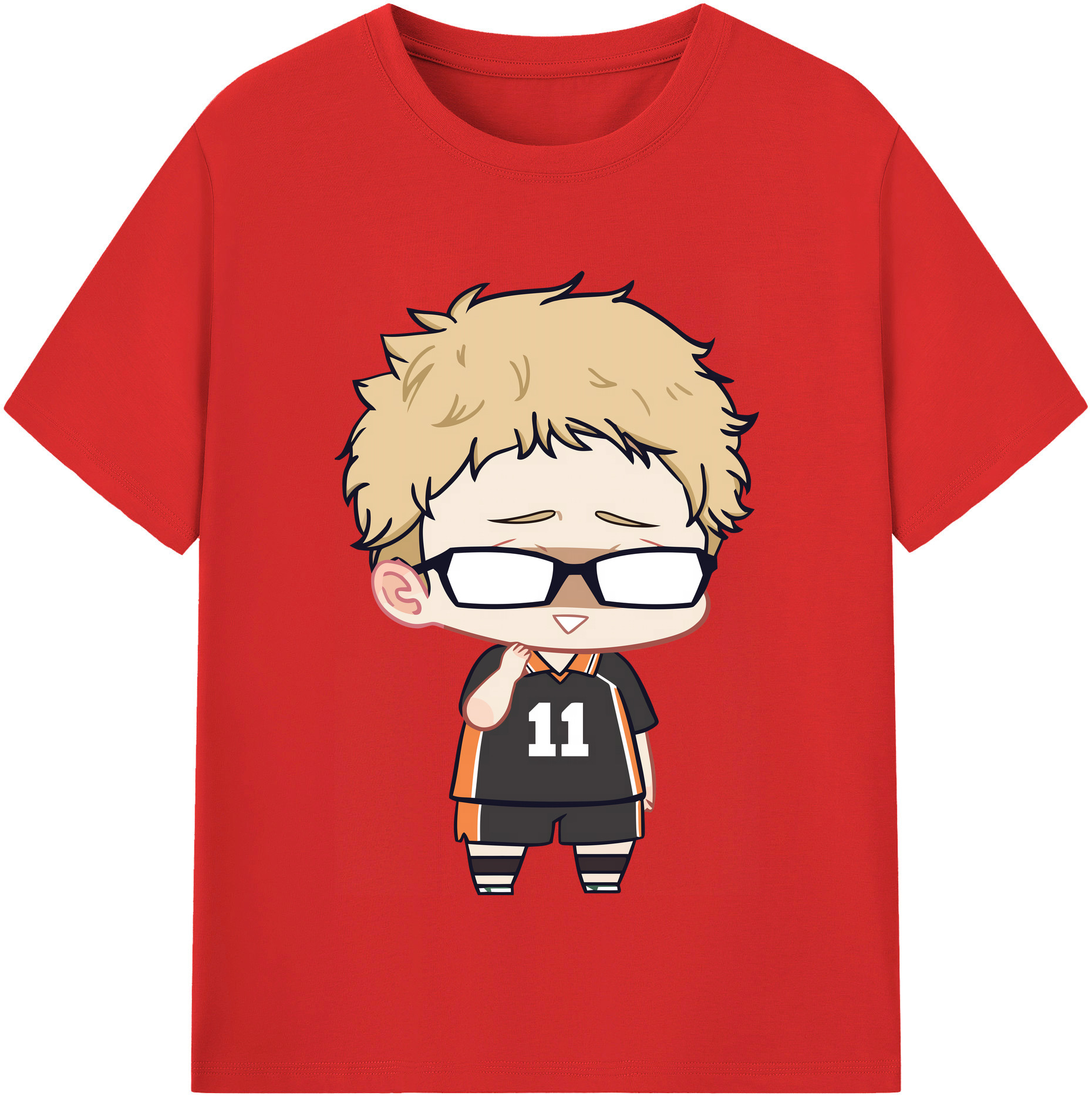 （画像用） ハイキュー!! Haikyu!! レディースカジュアルプリントTシャツ（綿100％）