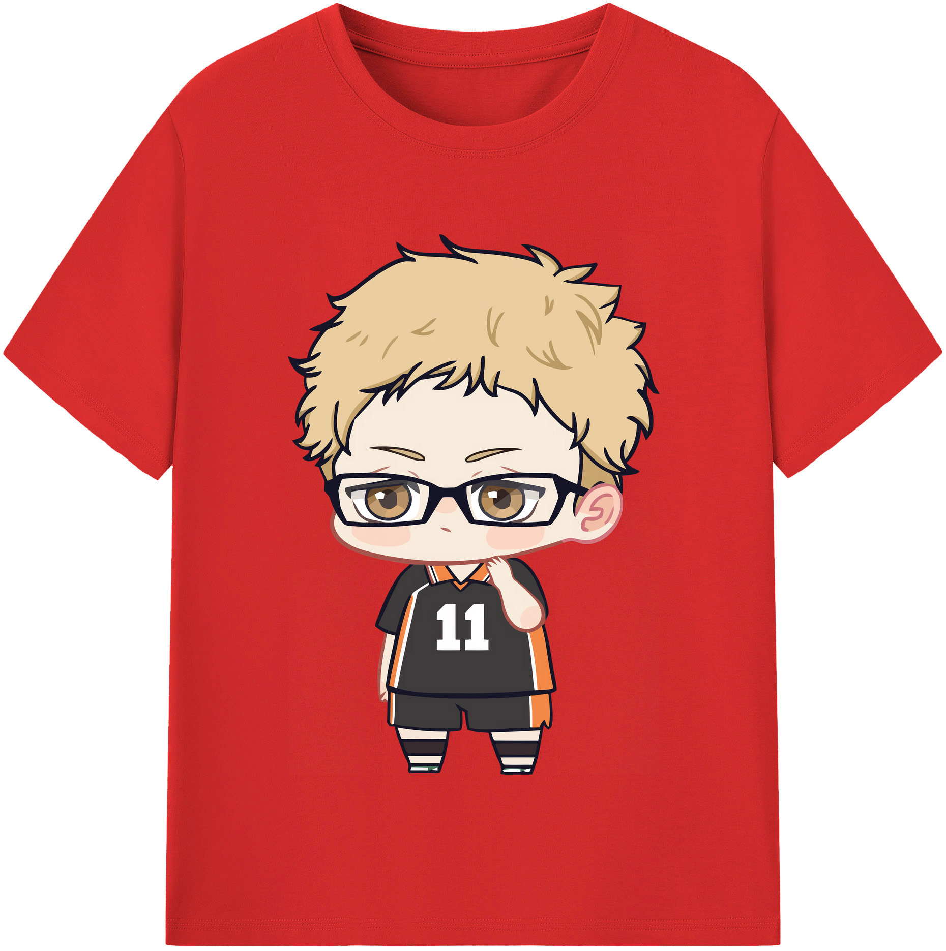 （画像用） ハイキュー!! Haikyu!! レディースカジュアルプリントTシャツ（綿100％）