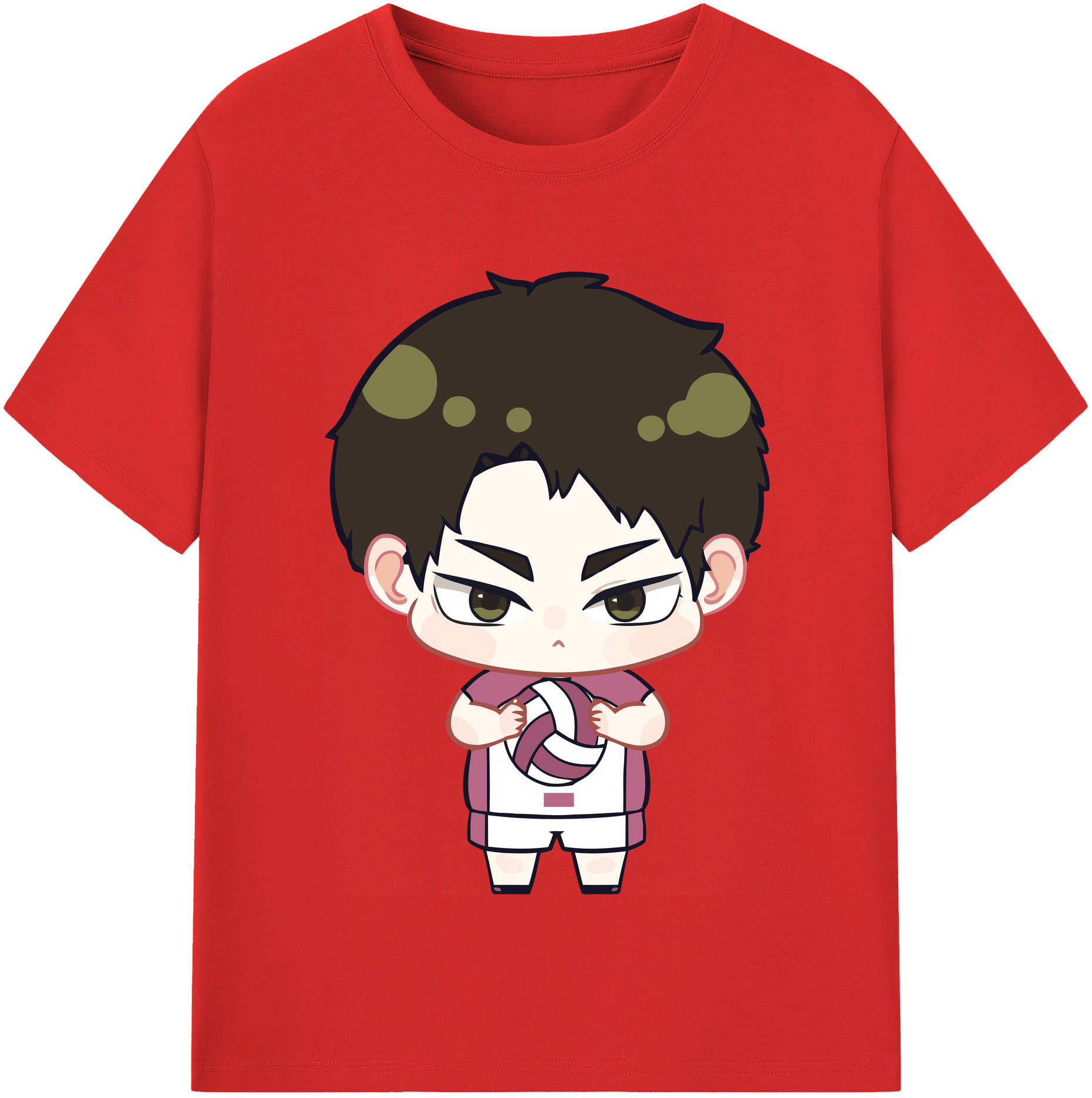 （画像用） ハイキュー!! Haikyu!! レディースカジュアルプリントTシャツ（綿100％）