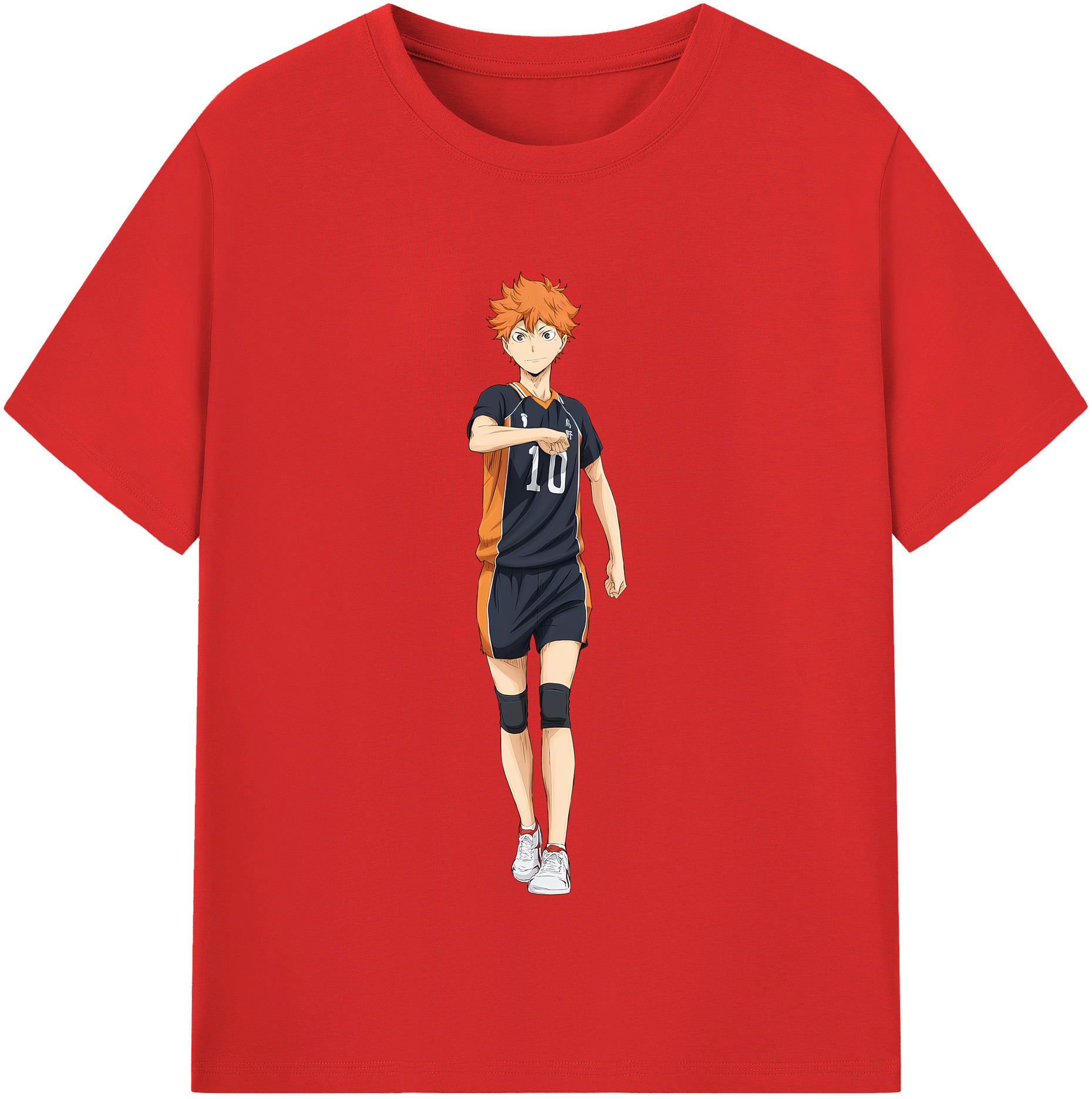 （画像用） ハイキュー!! Haikyu!! レディースカジュアルプリントTシャツ（綿100％）