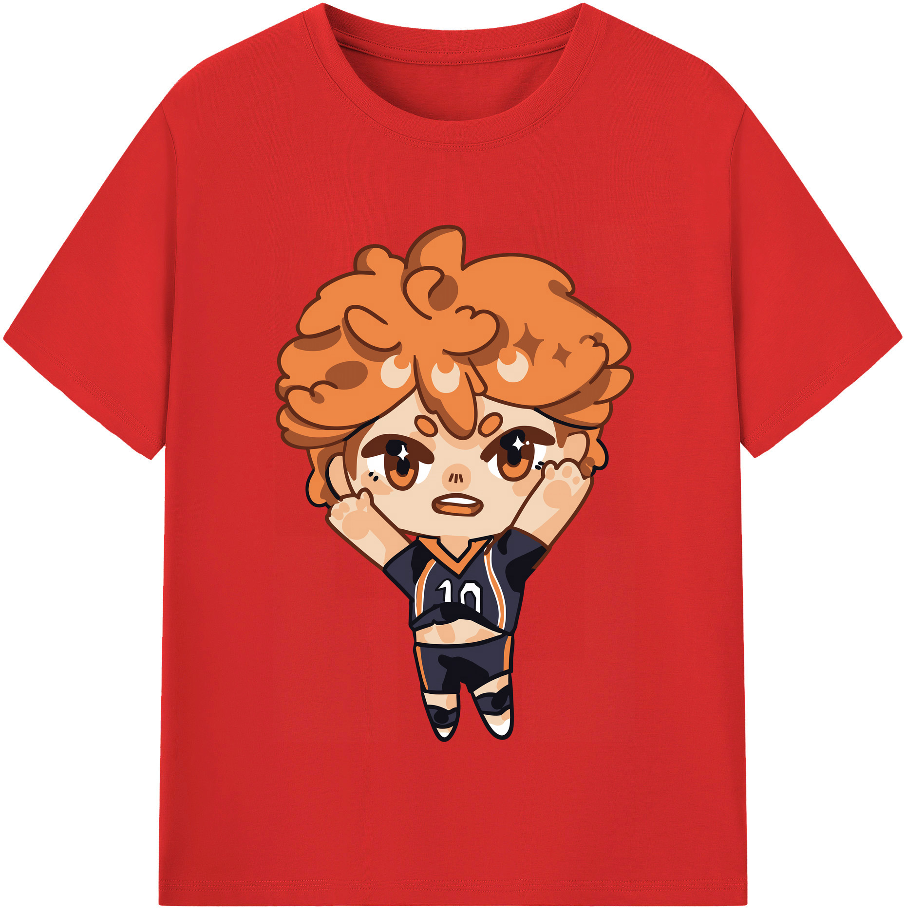 （画像用） ハイキュー!! Haikyu!! レディースカジュアルプリントTシャツ（綿100％）