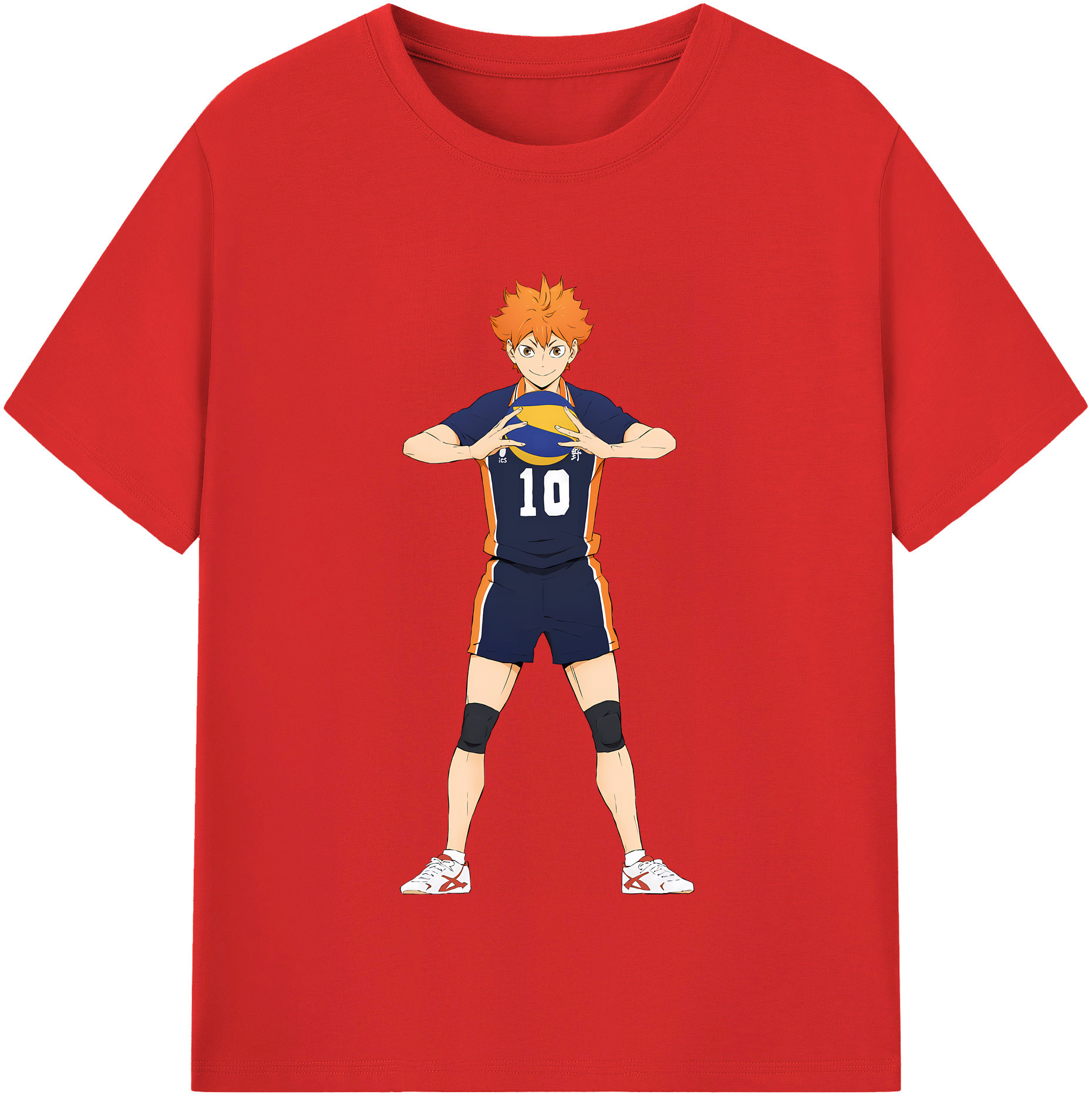 （画像用） ハイキュー!! Haikyu!! レディースカジュアルプリントTシャツ（綿100％）