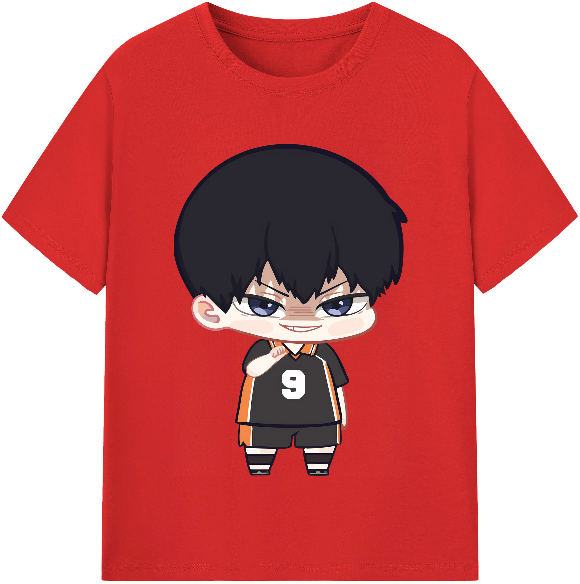 （画像用） ハイキュー!! Haikyu!! レディースカジュアルプリントTシャツ（綿100％）