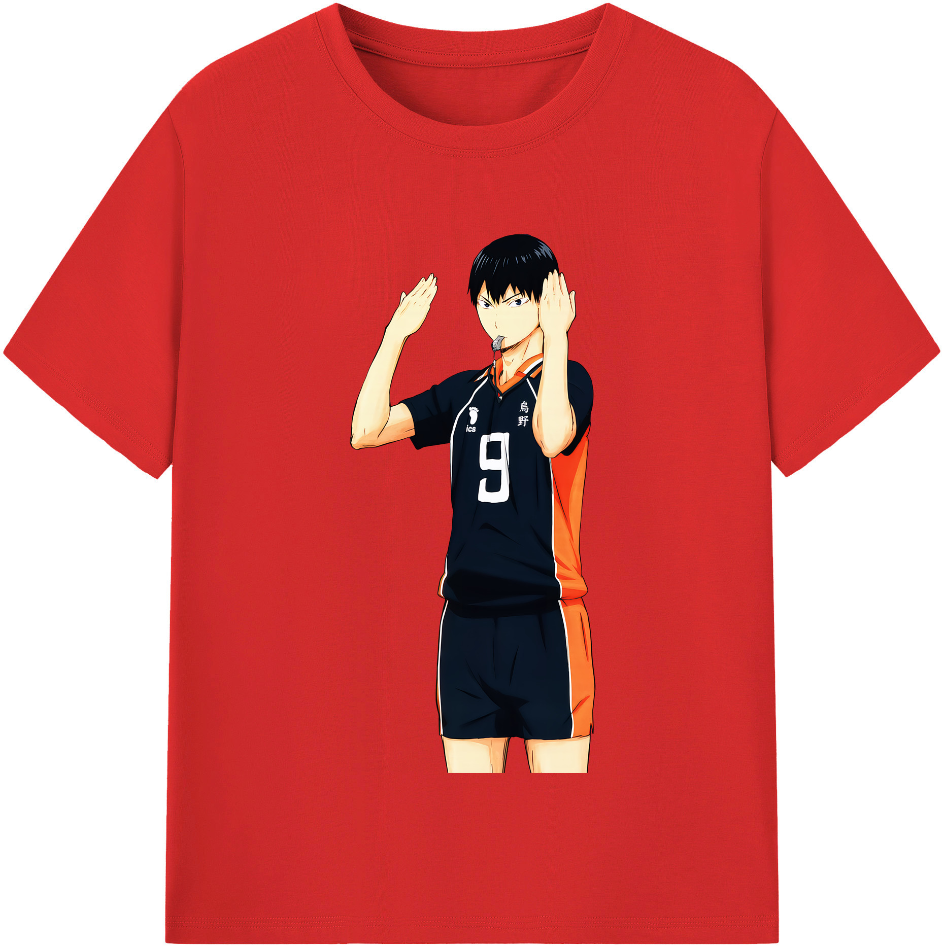 （画像用） ハイキュー!! Haikyu!! レディースカジュアルプリントTシャツ（綿100％）