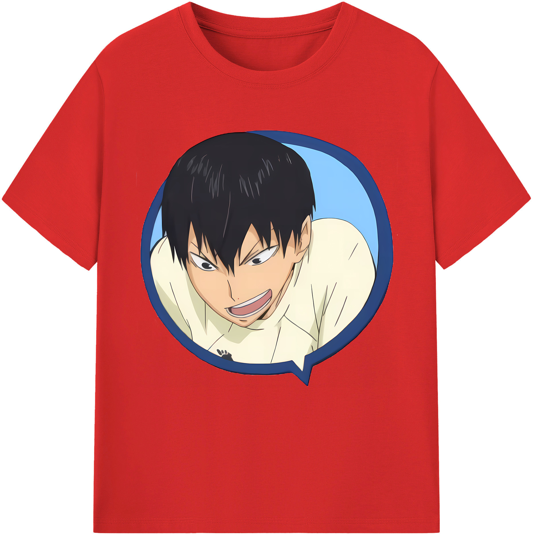 （画像用） ハイキュー!! Haikyu!! レディースカジュアルプリントTシャツ（綿100％）