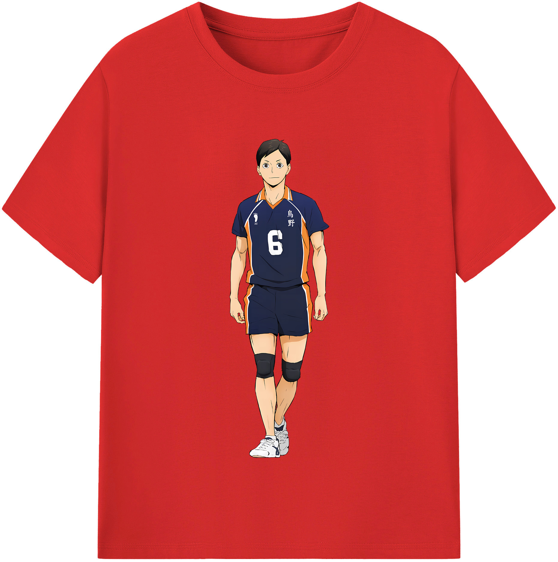 （画像用） ハイキュー!! Haikyu!! レディースカジュアルプリントTシャツ（綿100％）