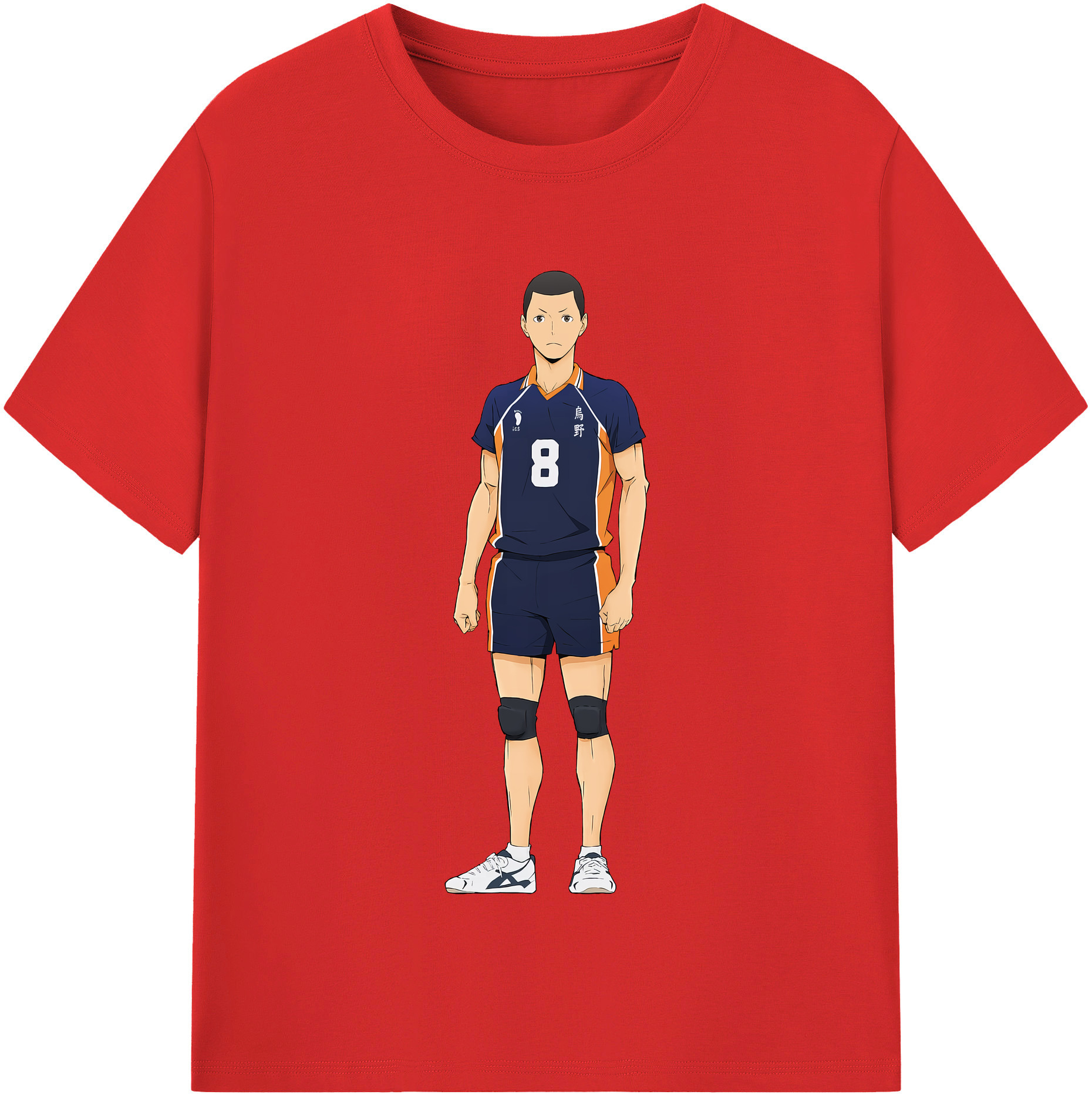 （画像用） ハイキュー!! Haikyu!! レディースカジュアルプリントTシャツ（綿100％）