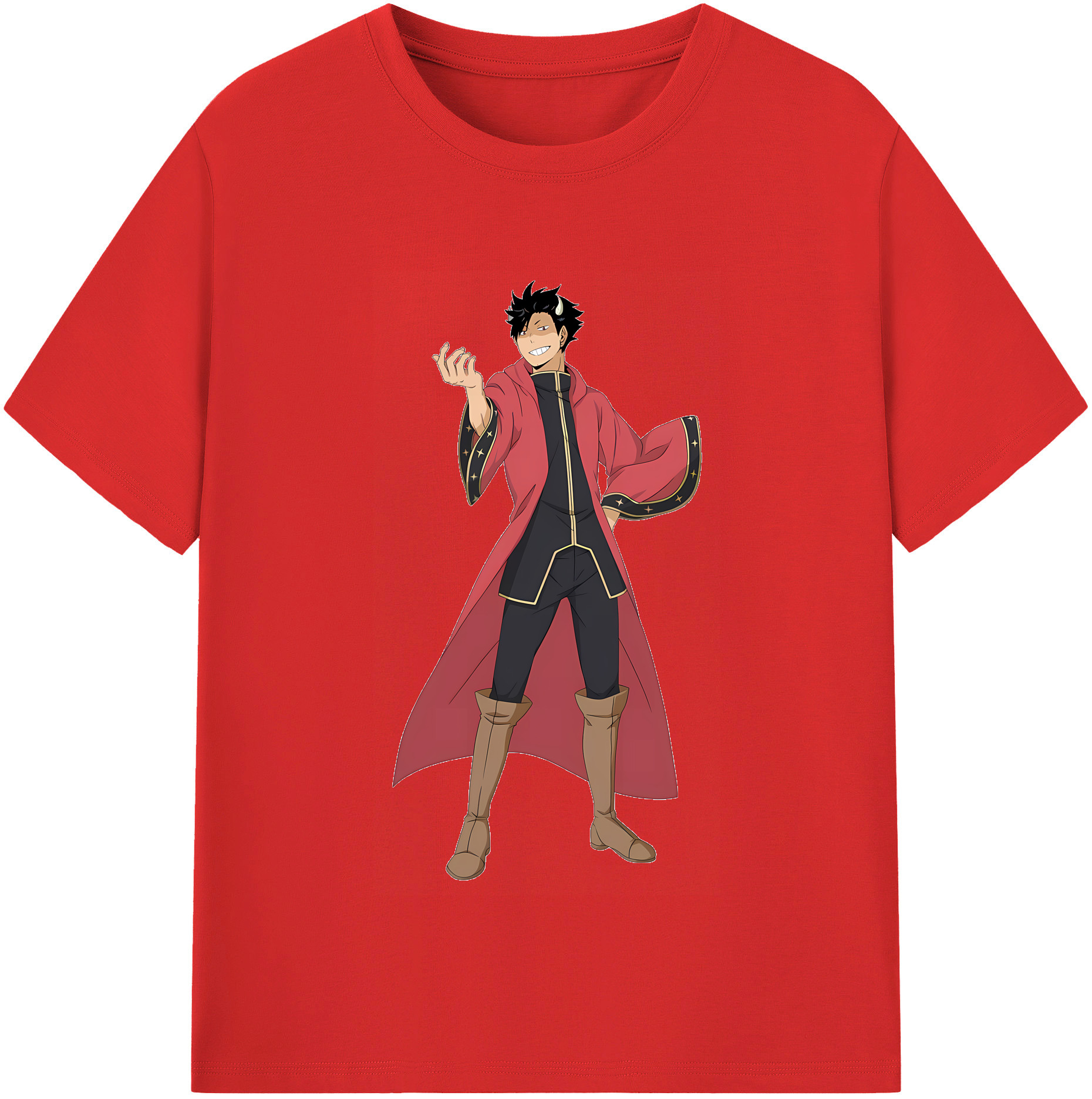 （画像用） ハイキュー!! Haikyu!! レディースカジュアルプリントTシャツ（綿100％）